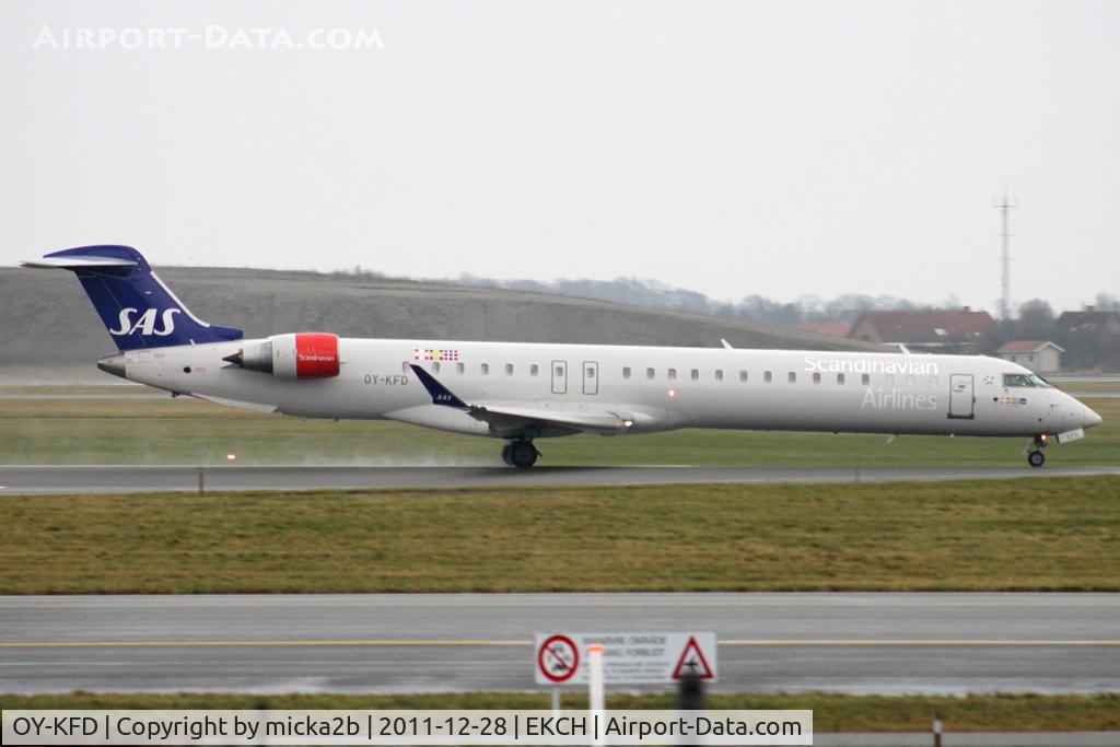 OY-KFD, 2009 Bombardier CRJ-900 (CL-600-2D24) C/N 15221, Take off