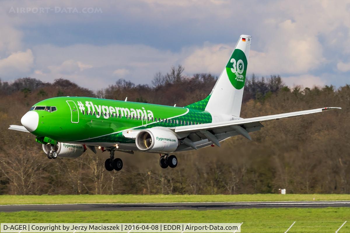 D-AGER, 1998 Boeing 737-75B C/N 28107, Boeing 737-75B,