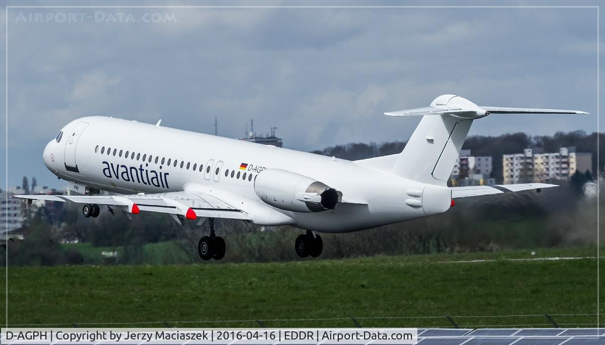 D-AGPH, 1990 Fokker 100 (F-28-0100) C/N 11308, Fokker 100