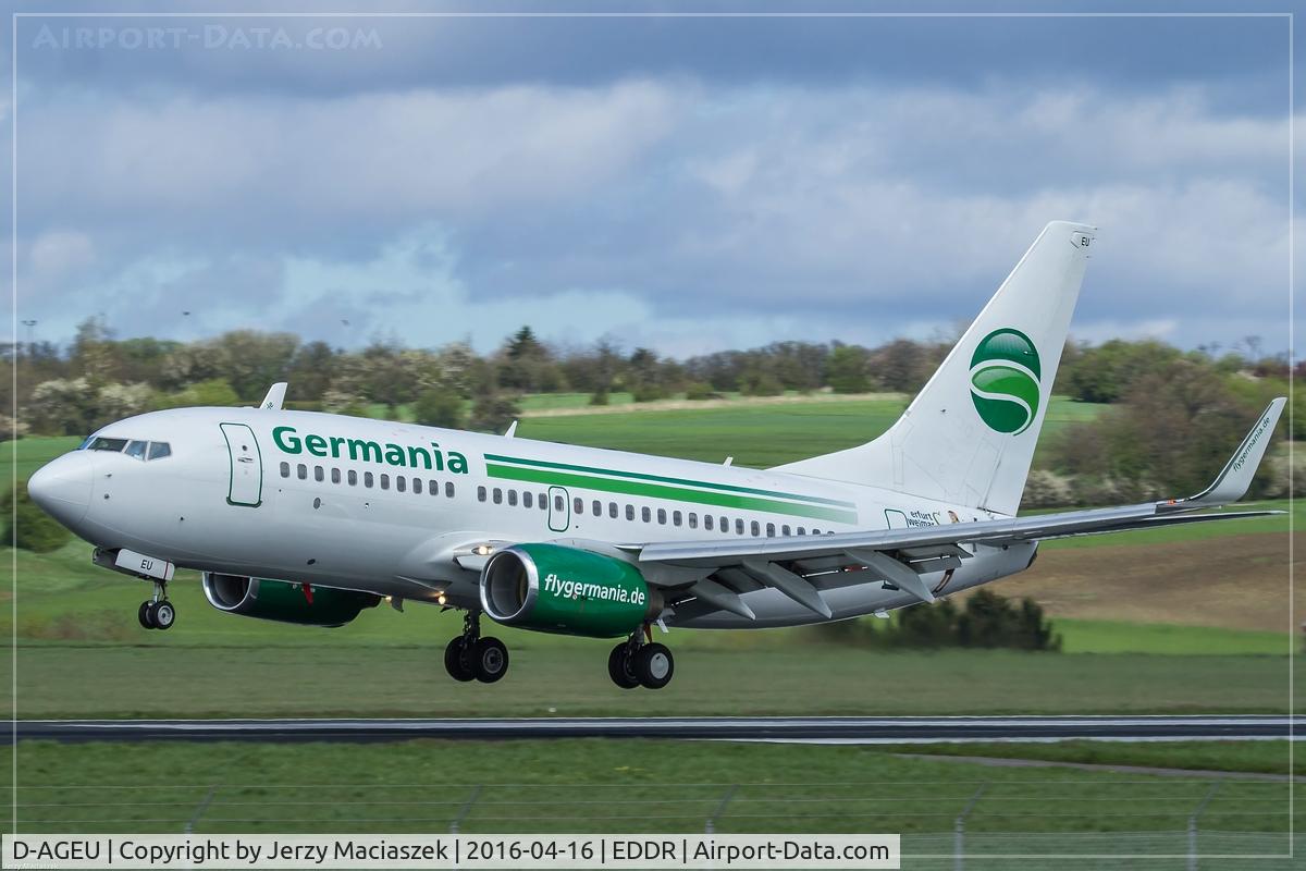 D-AGEU, 1998 Boeing 737-75B C/N 28104, Boeing 737-75B