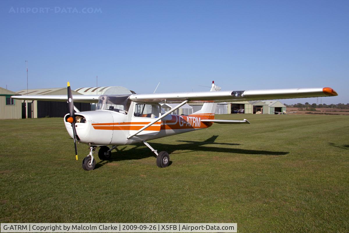 G-ATRM, 1966 Reims Cessna F150F C/N 0053, Reims F150F, Fishburn Airfield, September 2009.