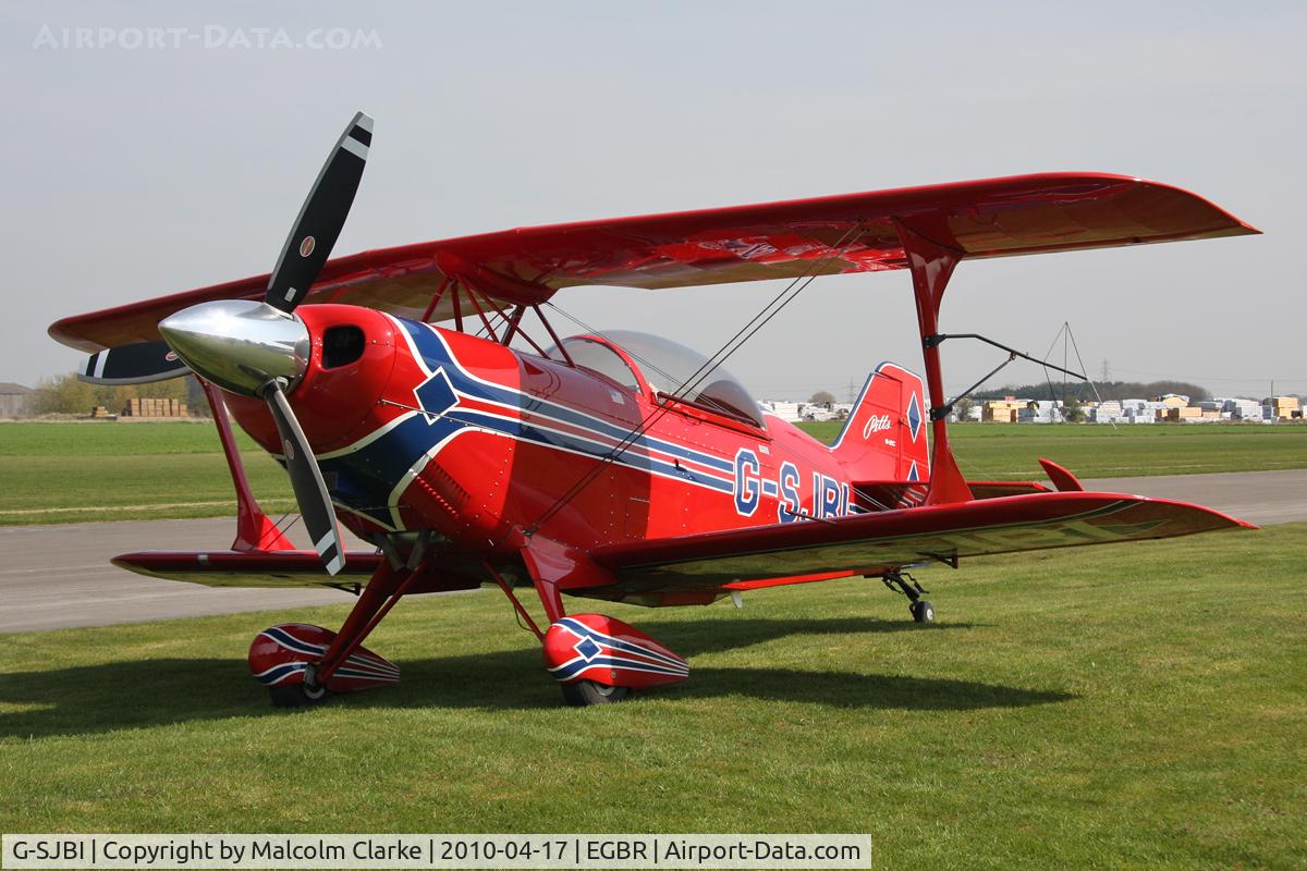 G-SJBI, 2007 Aviat Pitts S-2C Special C/N 6082, Aviat Pitts S-2C Special. Winner of the 2010 John McLean Trophy competition at Breighton Airfield, April 17th 2010.