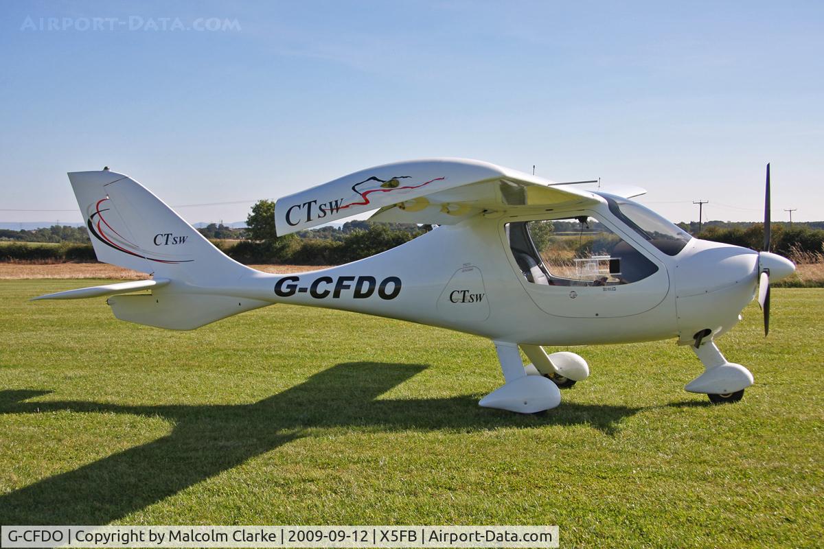 G-CFDO, 2008 Flight Design CTSW C/N 8366, Design CTSW at Fishburn Airfield, September 2009.