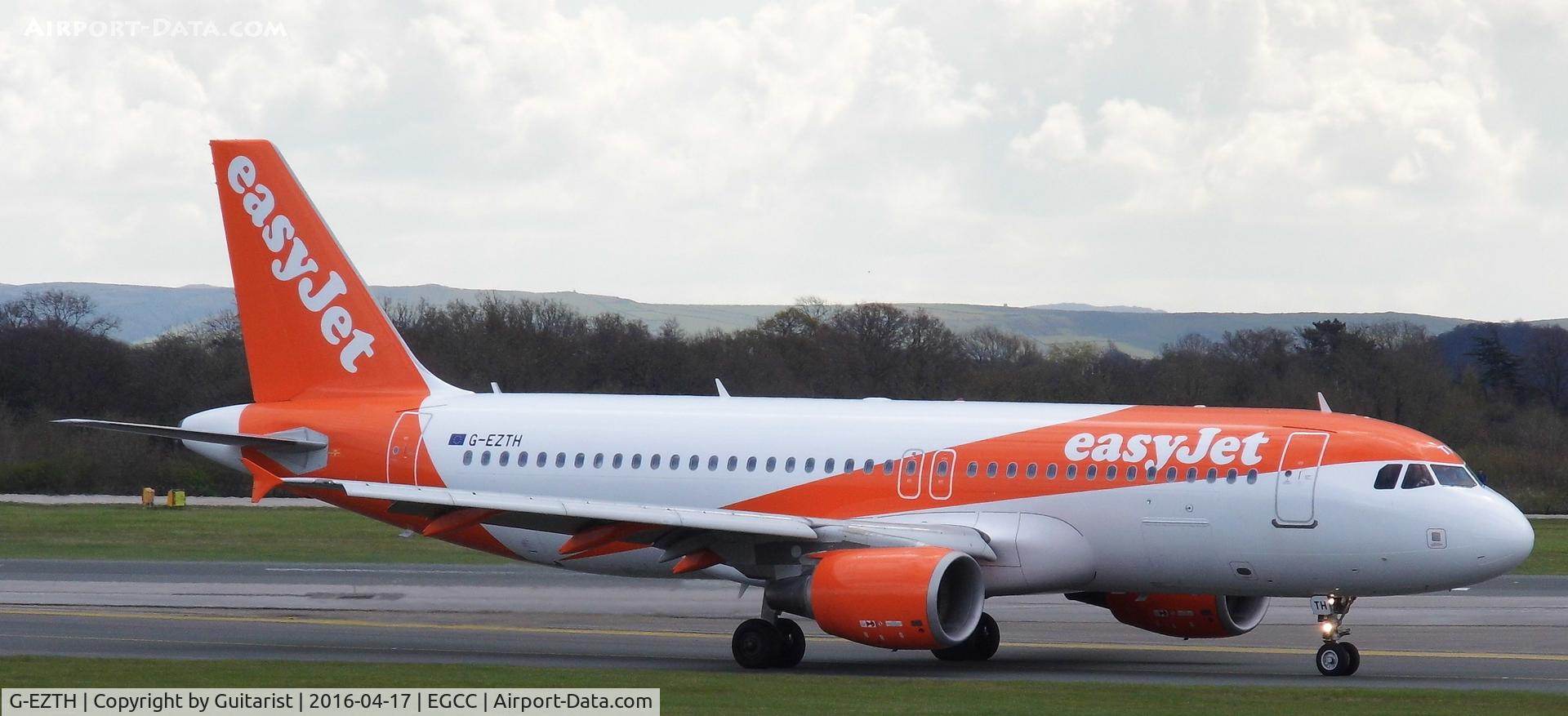 G-EZTH, 2009 Airbus A320-214 C/N 3953, At Manchester