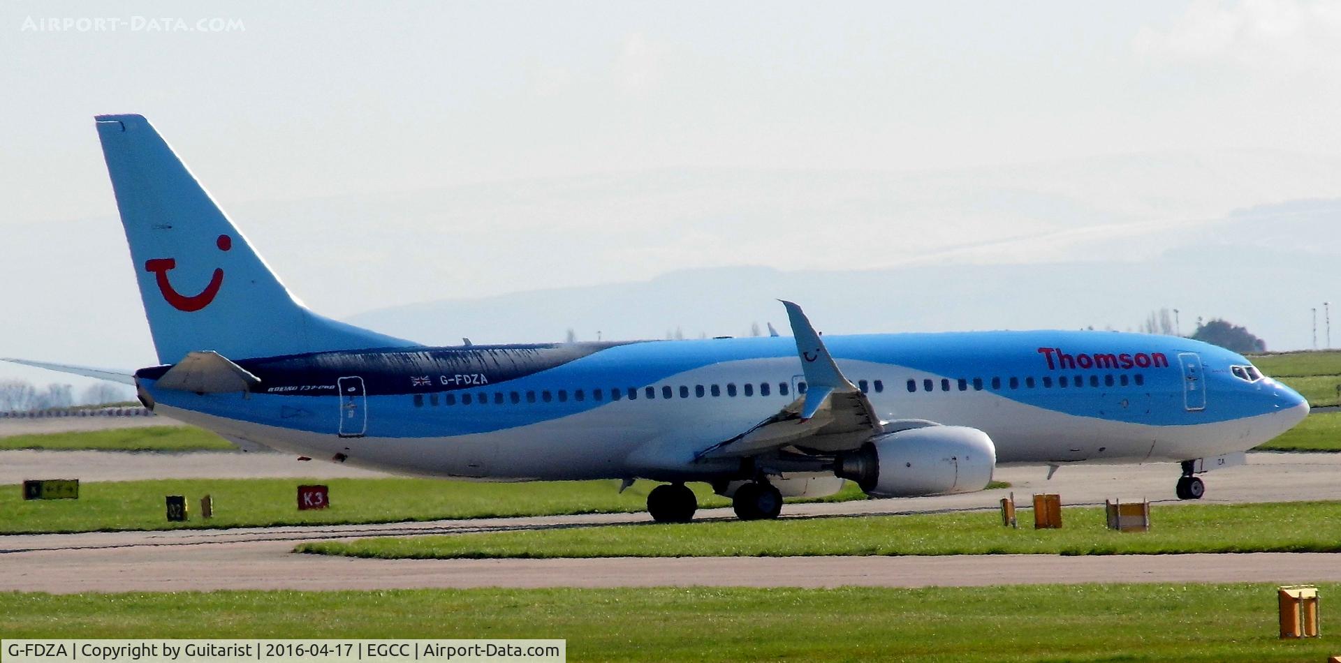 G-FDZA, 2007 Boeing 737-8K5 C/N 35134, At Manchester
