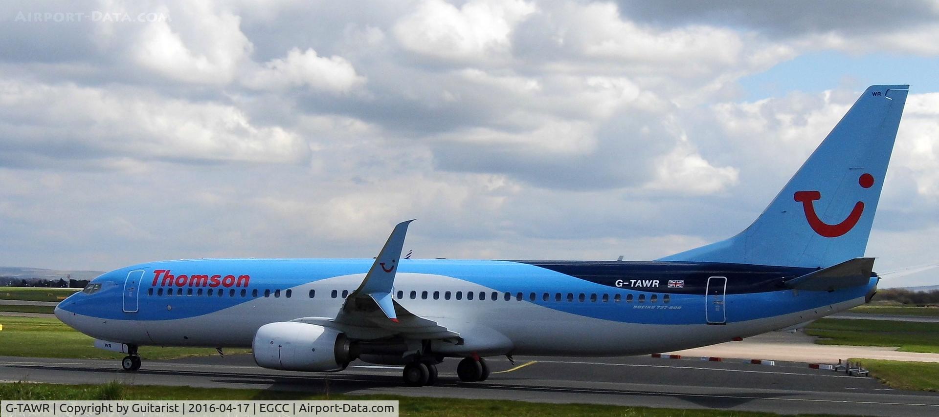 G-TAWR, 2013 Boeing 737-8K5 C/N 37256, At Manchester