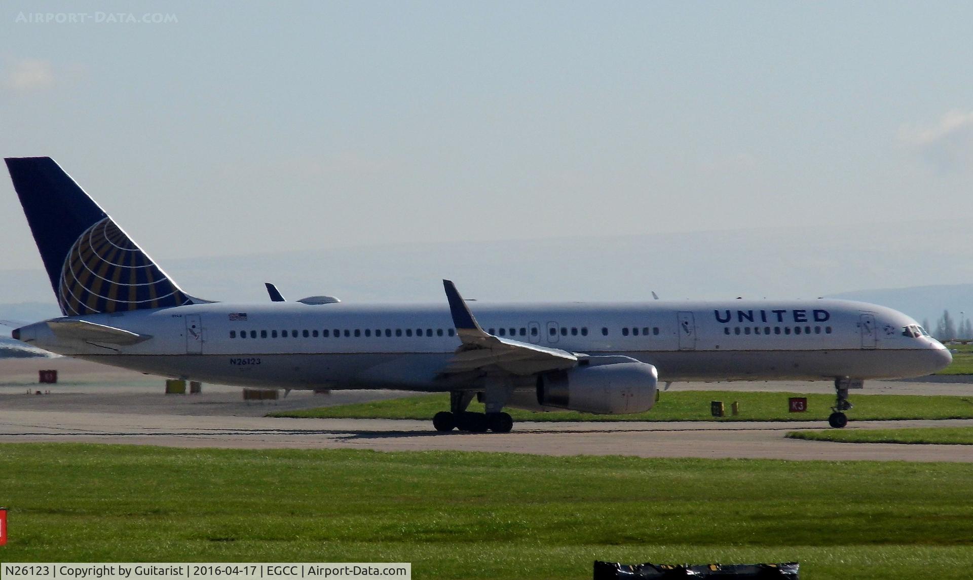 N26123, 1997 Boeing 757-224 C/N 28966, At Manchester