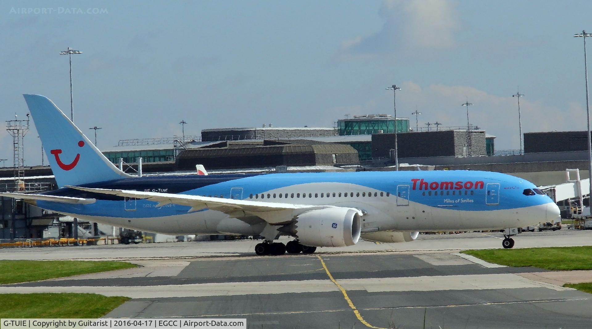 G-TUIE, 2014 Boeing 787-8 Dreamliner C/N 37227, At Manchester