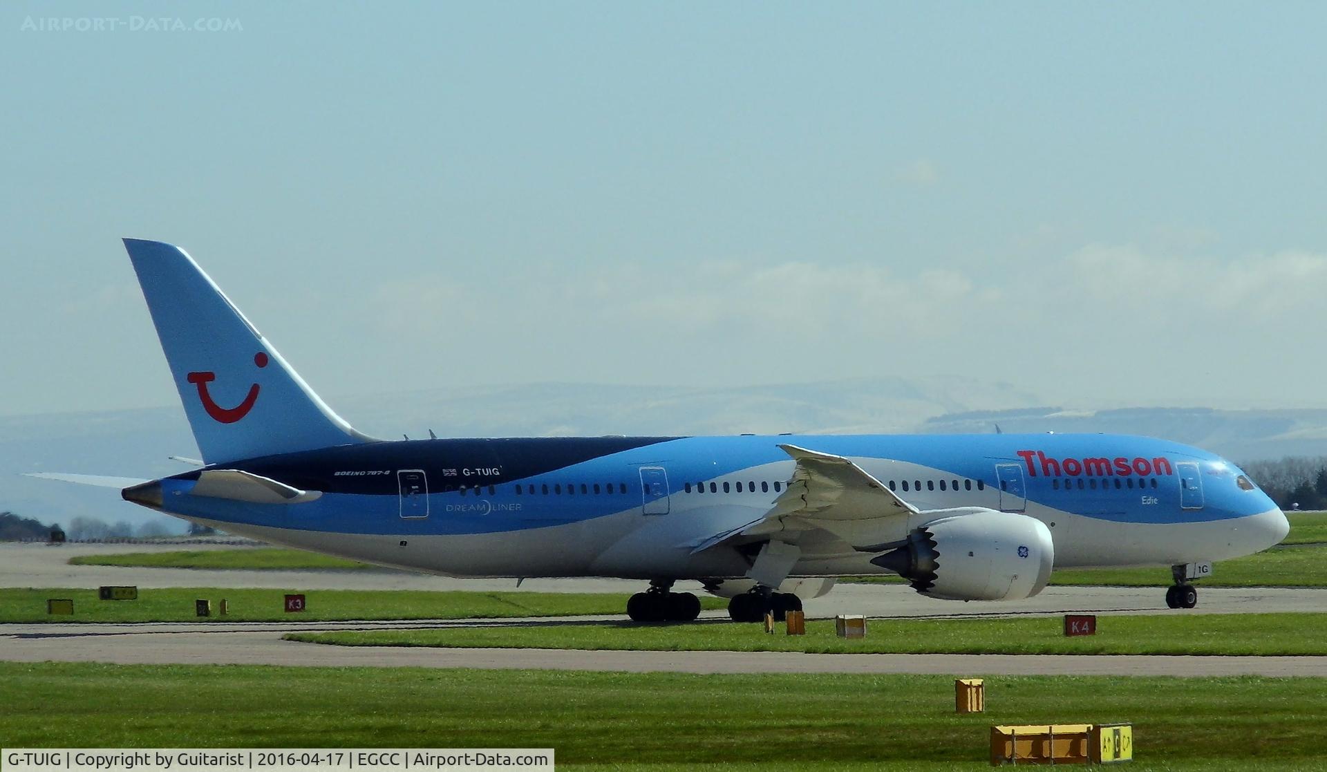 G-TUIG, 2015 Boeing 787-8 Dreamliner C/N 36426, At Manchester