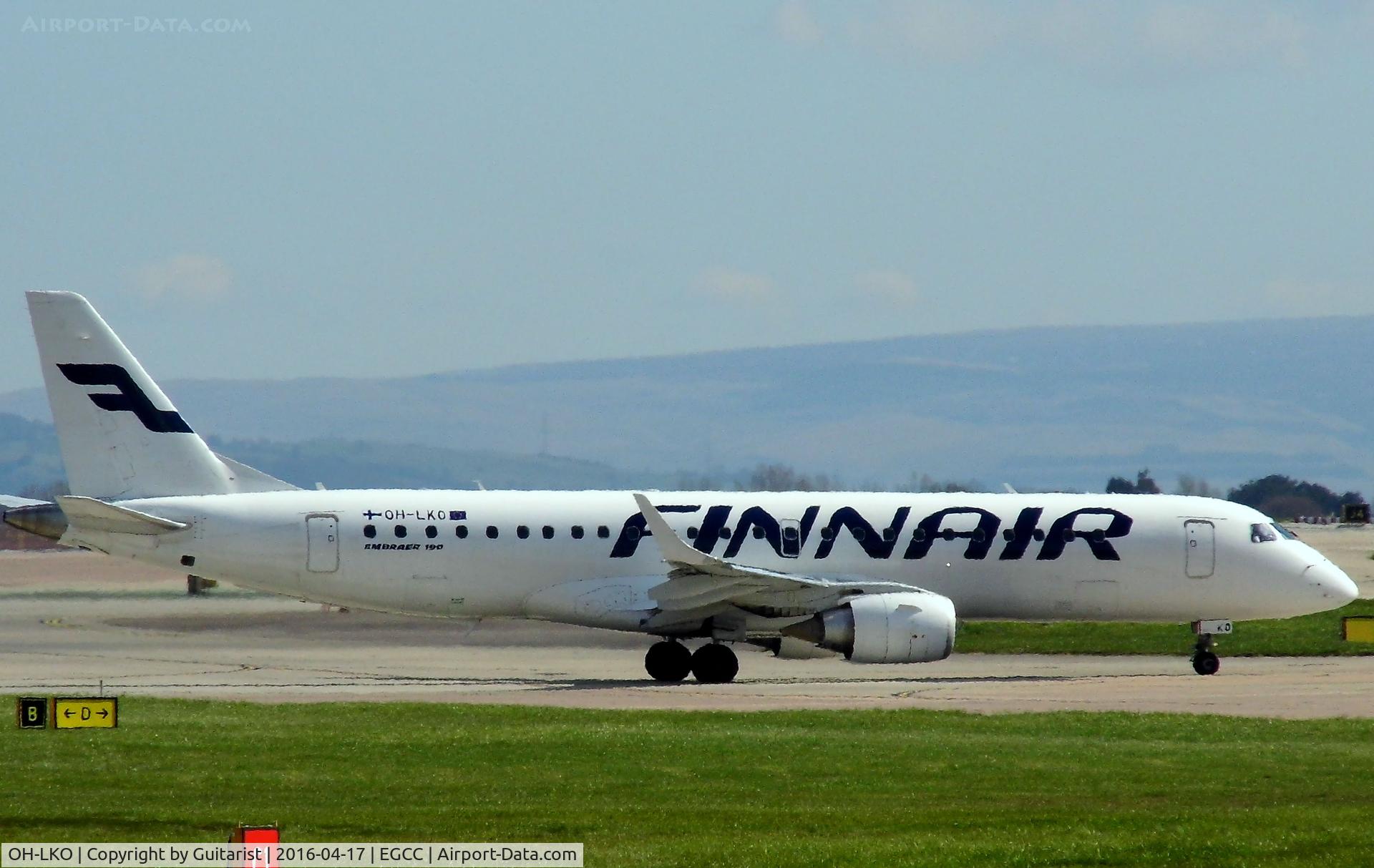 OH-LKO, 2009 Embraer 190LR (ERJ-190-100LR) C/N 19000267, At Manchester