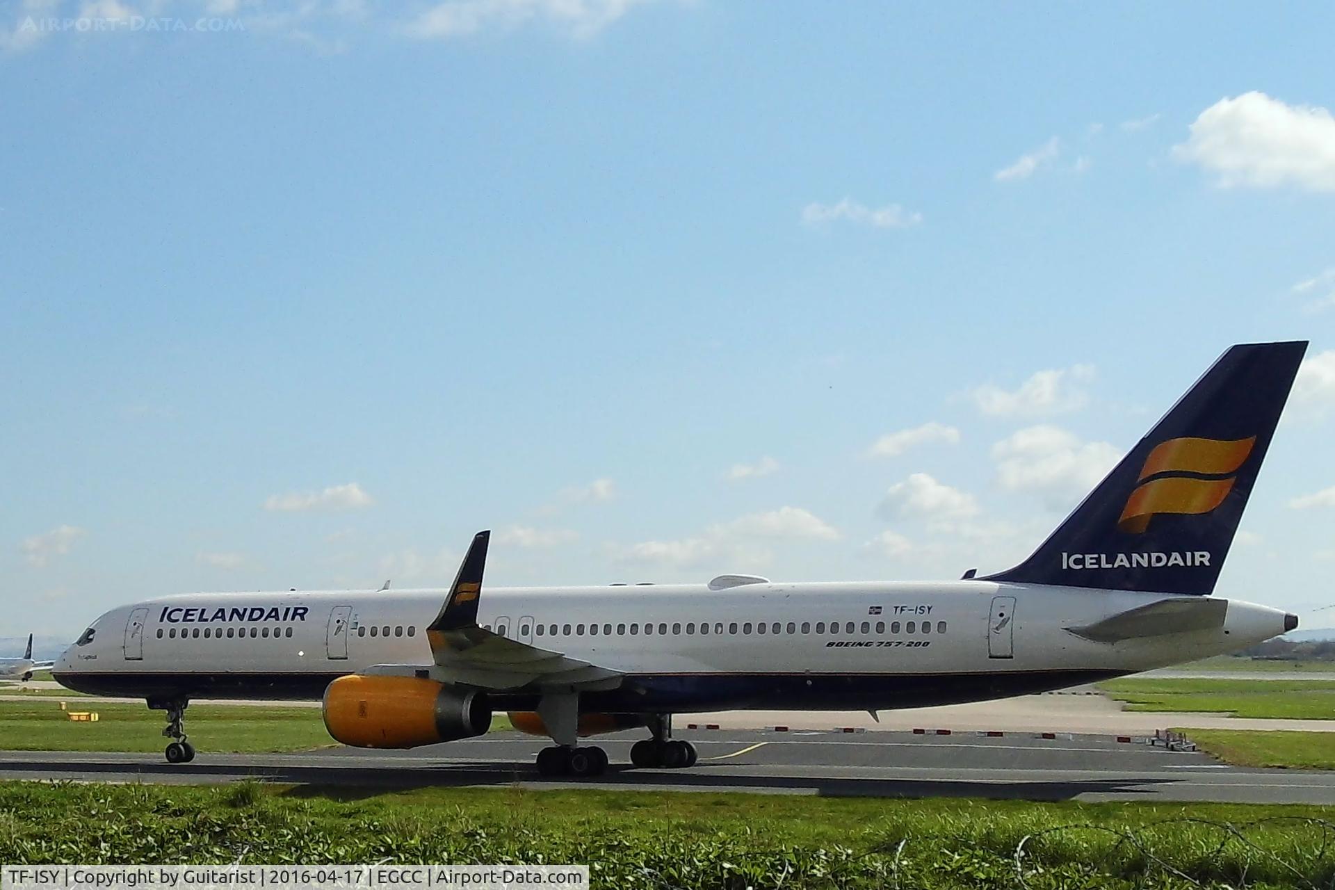 TF-ISY, 1991 Boeing 757-223 C/N 24594, At Manchester