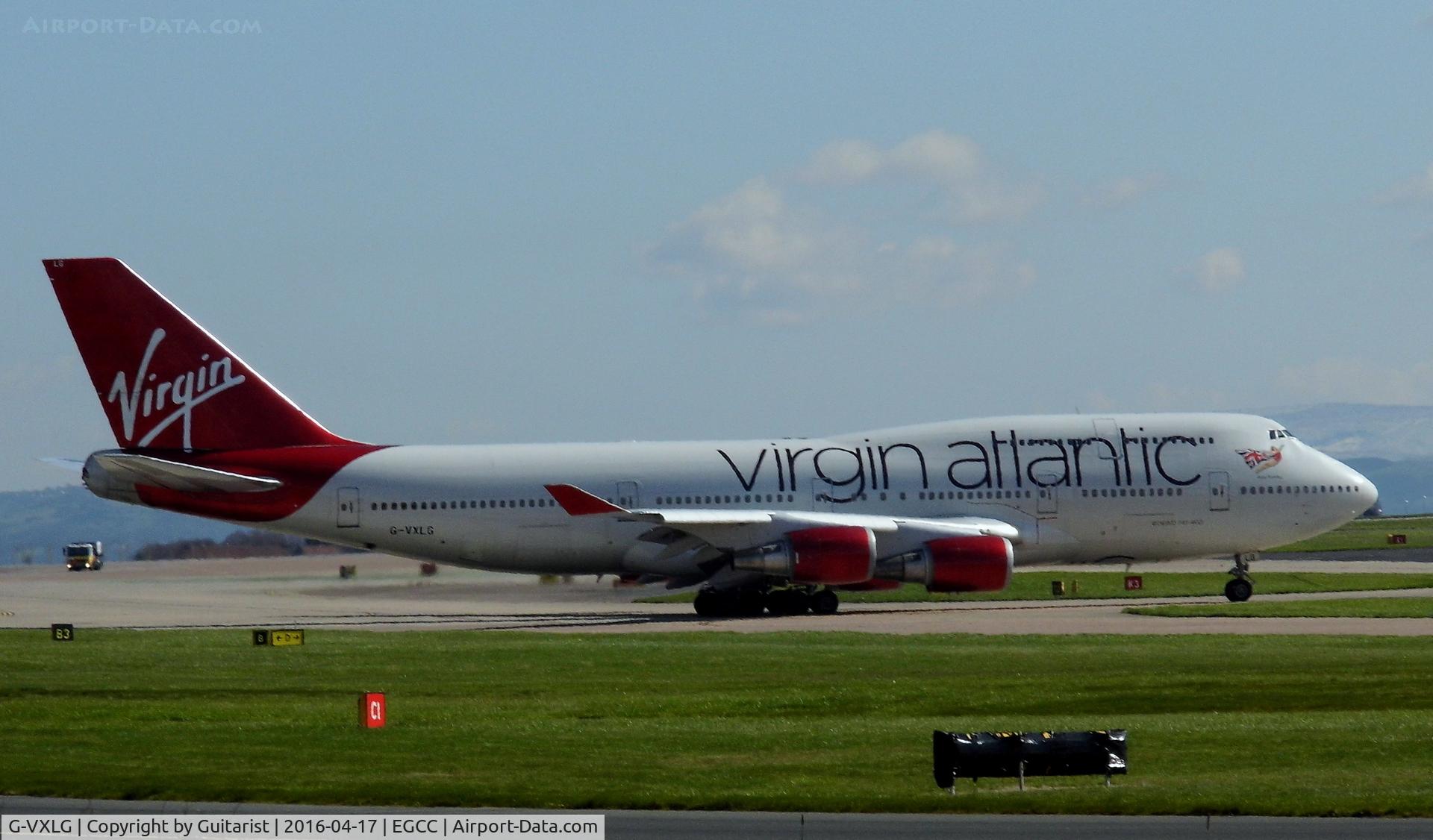 G-VXLG, 1998 Boeing 747-41R C/N 29406, At Manchester