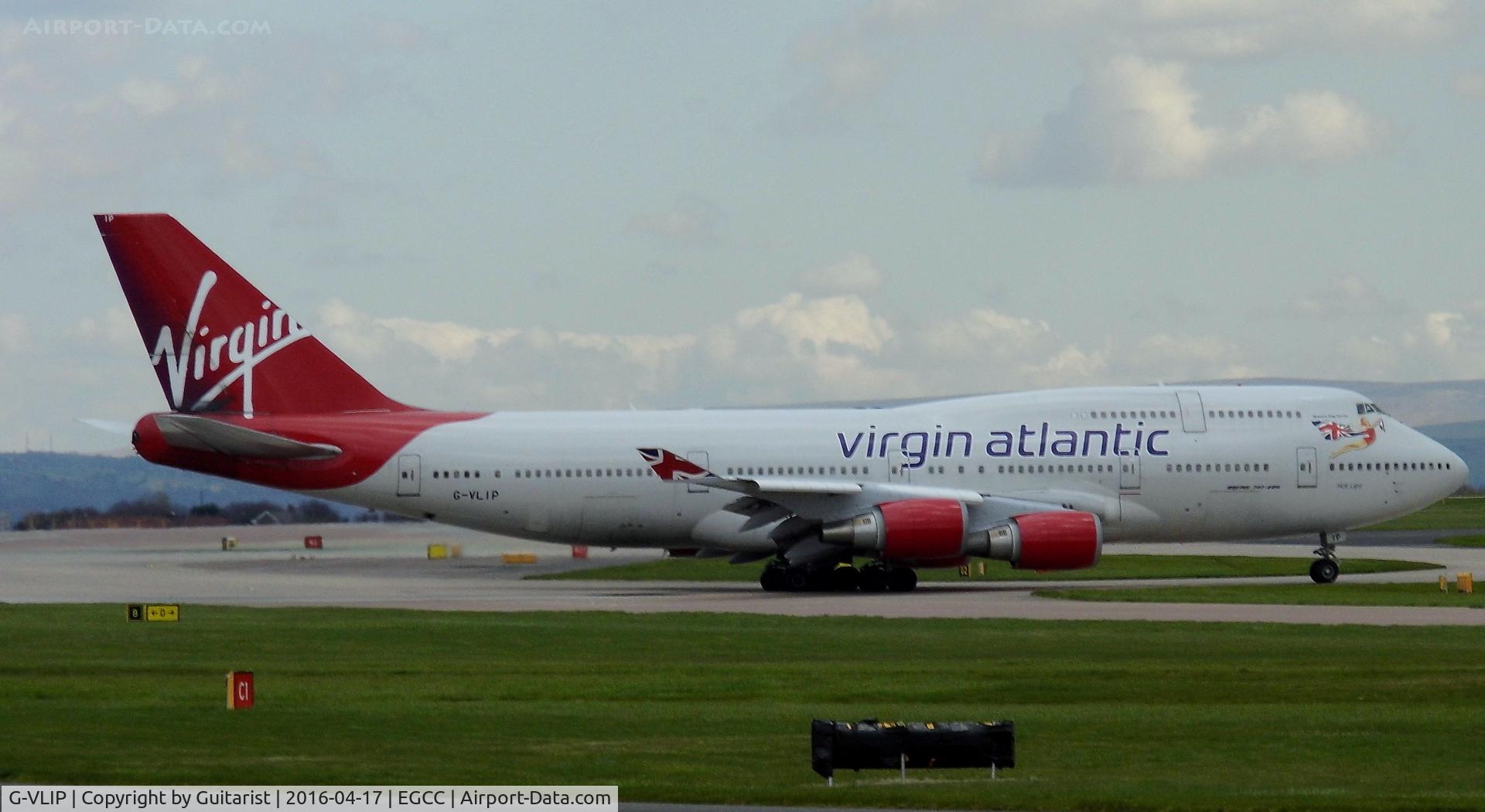G-VLIP, 2001 Boeing 747-443 C/N 32338, At Manchester