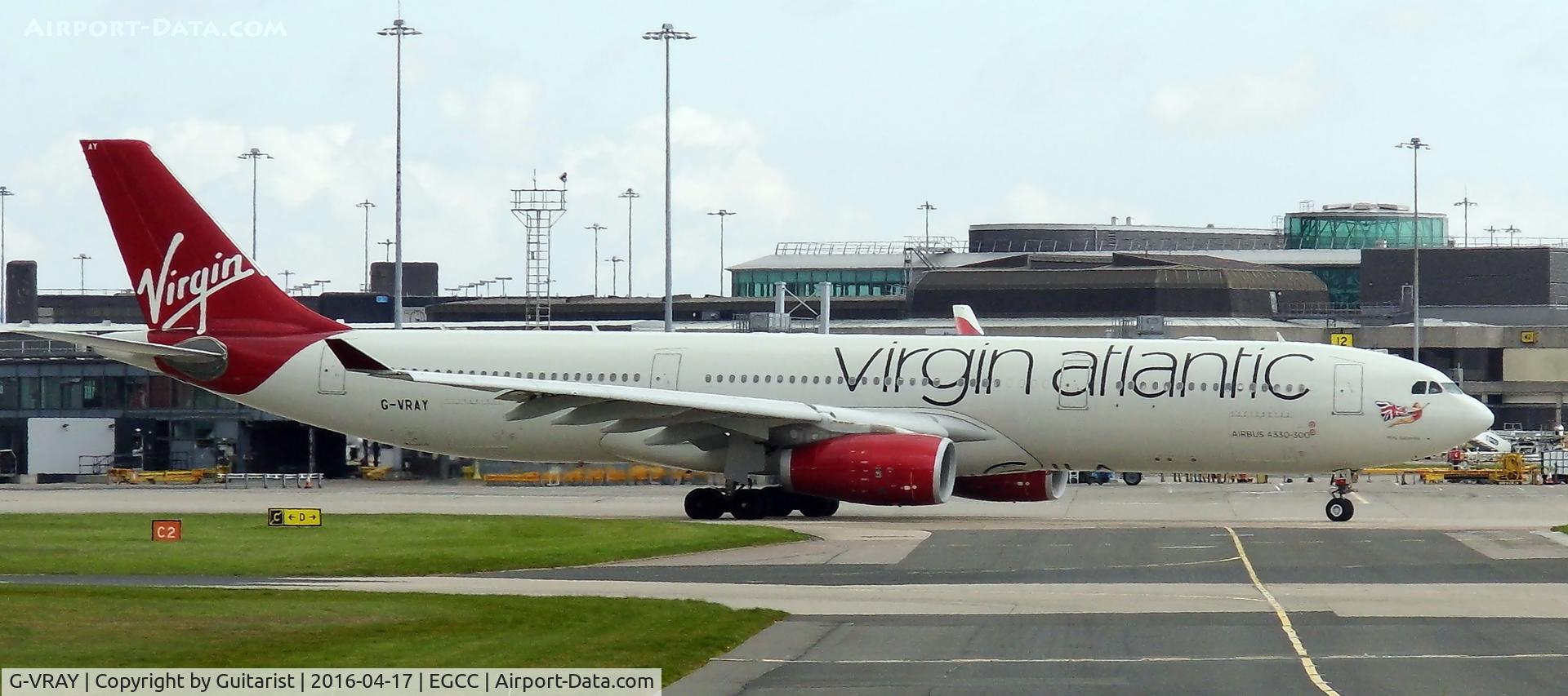 G-VRAY, 2012 Airbus A330-343X C/N 1296, At Manchester