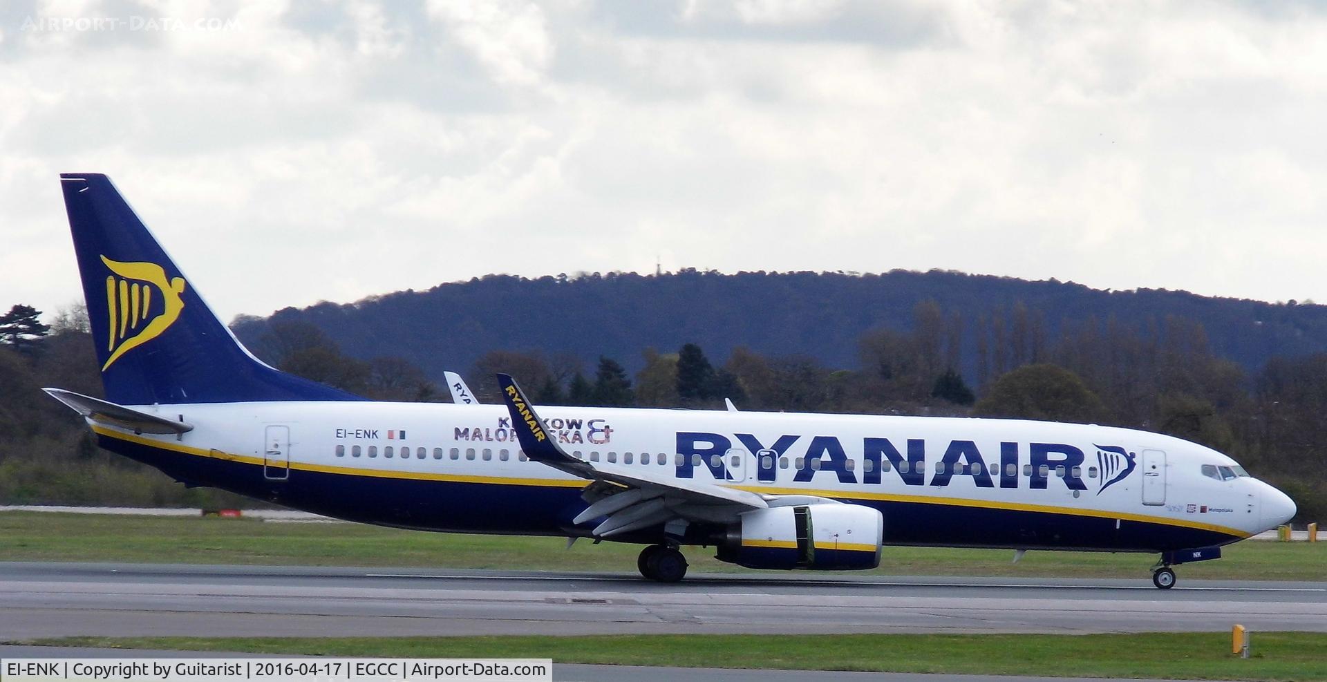 EI-ENK, 2010 Boeing 737-8AS C/N 40303, At Manchester
