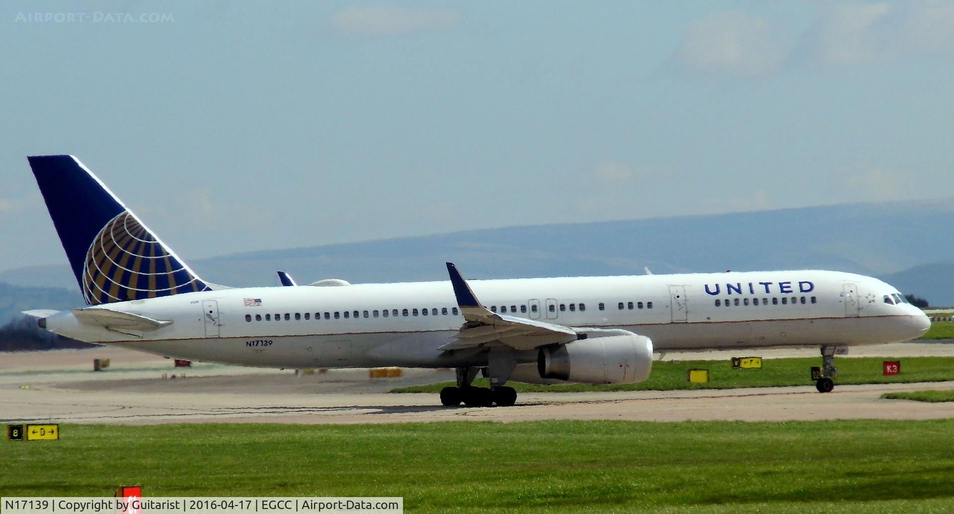 N17139, 2000 Boeing 757-224 C/N 30352, At Manchester