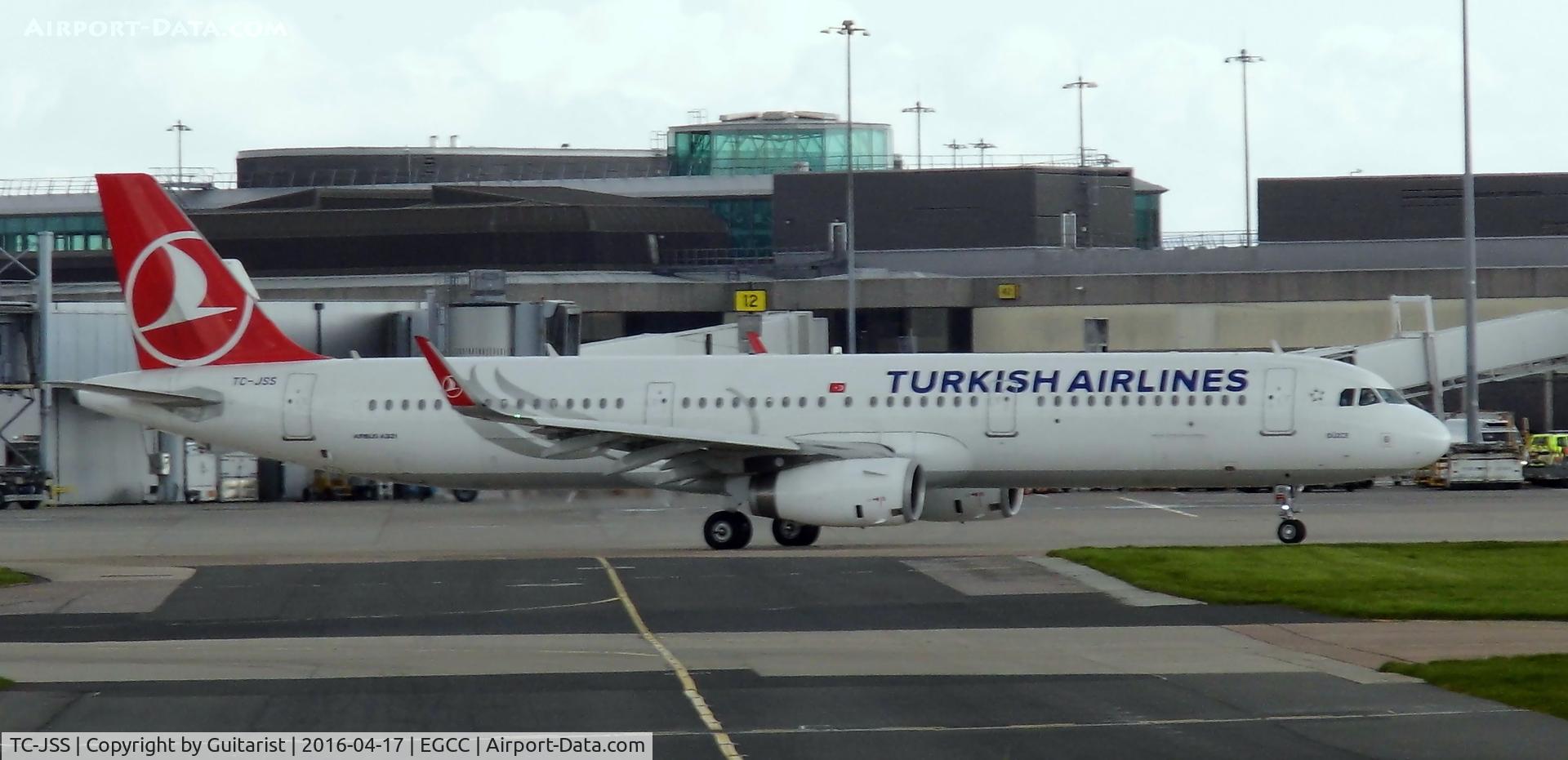 TC-JSS, 2015 Airbus A321-231 C/N 6657, At Manchester