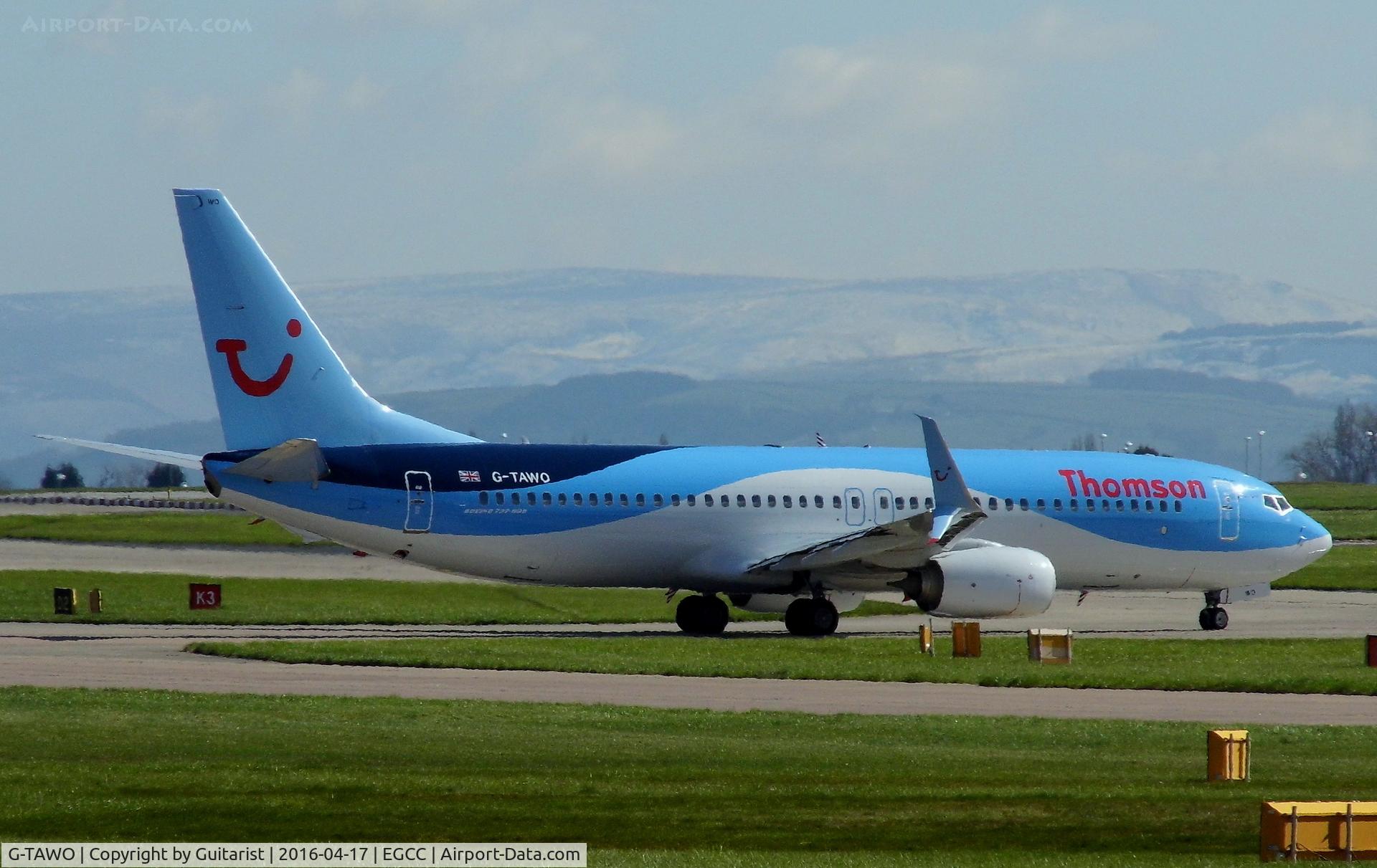 G-TAWO, 2013 Boeing 737-8K5 C/N 37255, At Manchester