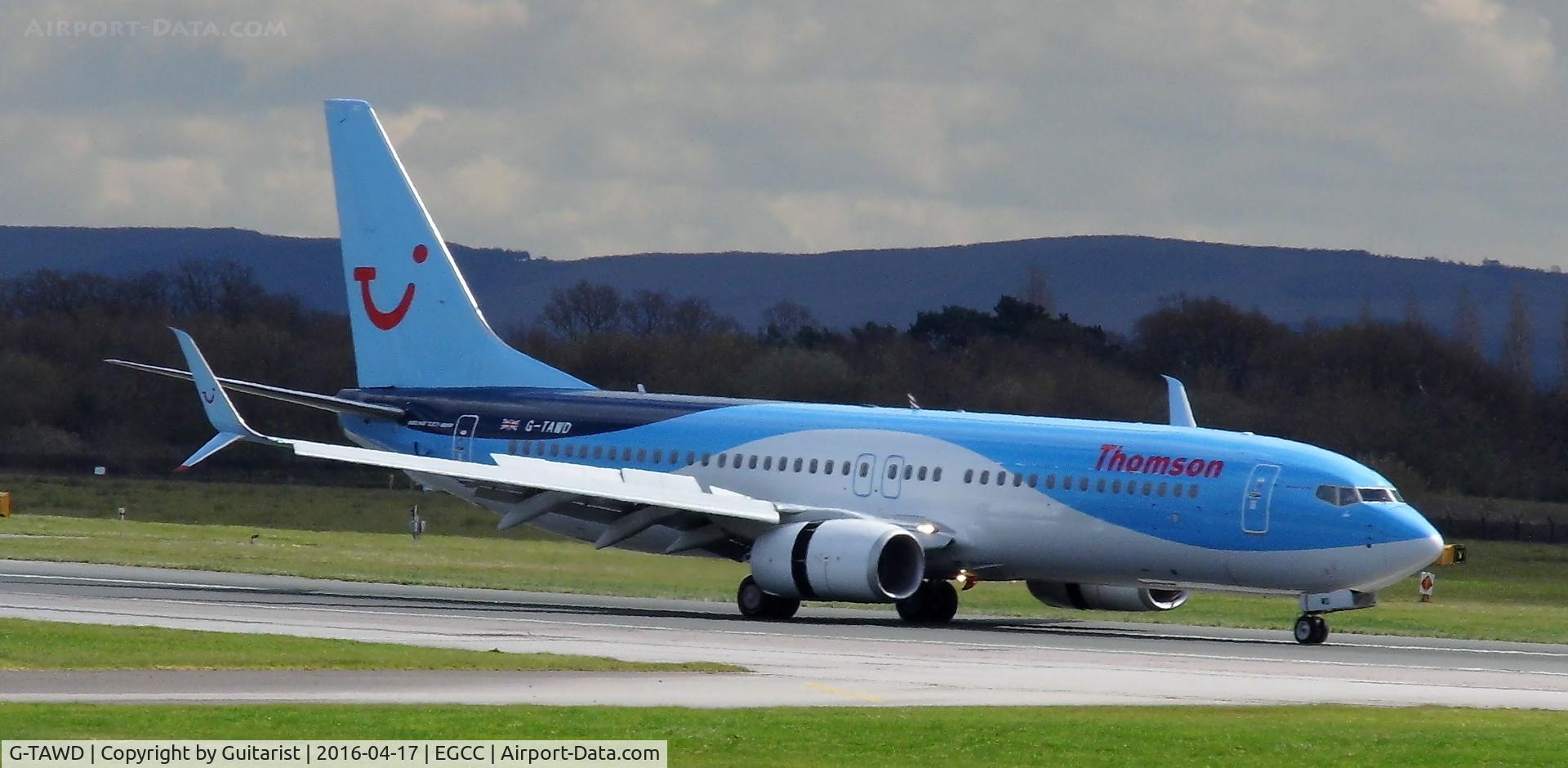 G-TAWD, 2012 Boeing 737-8K5 C/N 37265, At Manchester