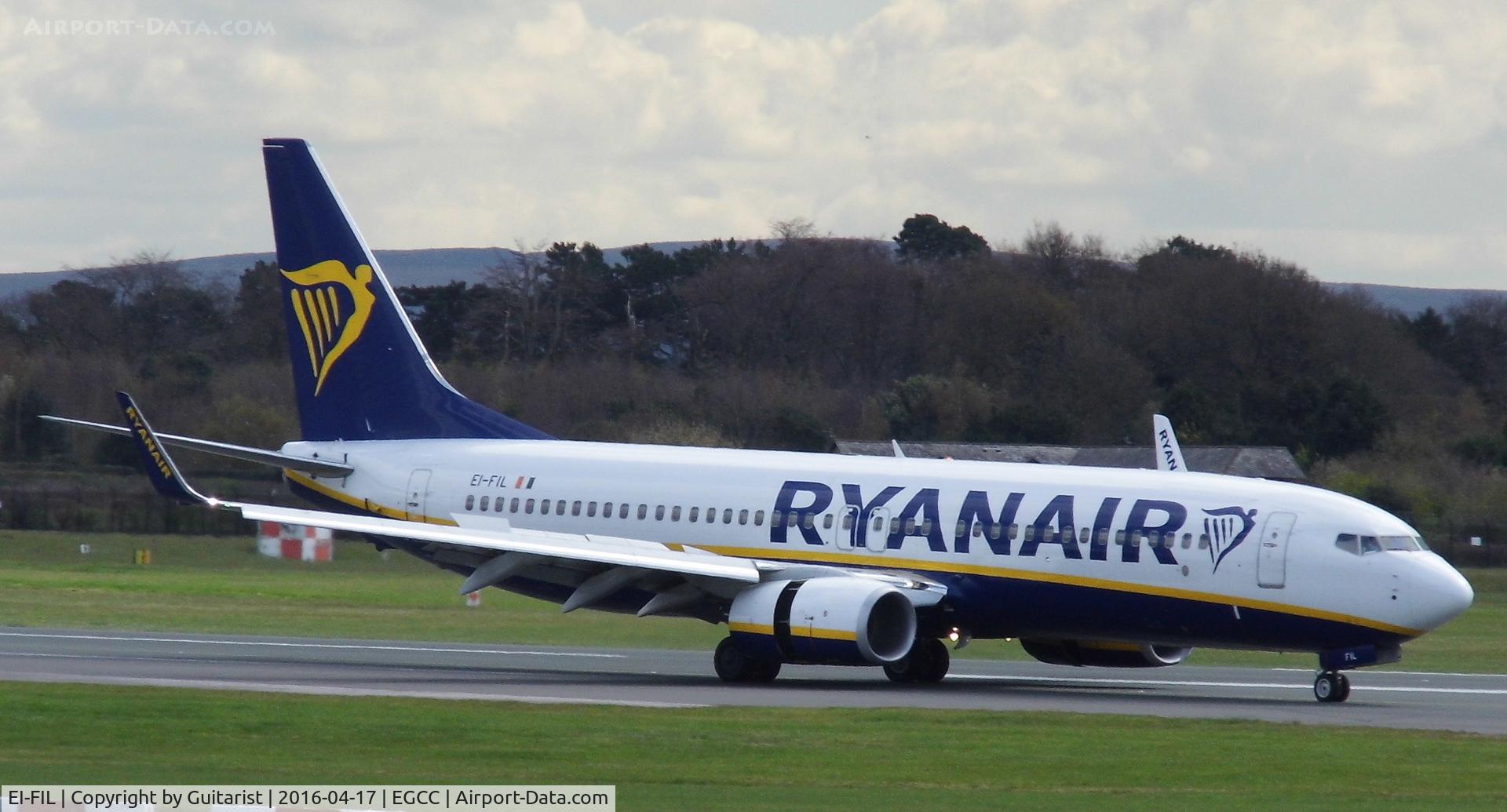 EI-FIL, 2015 Boeing 737-8AS C/N 44702, At Manchester