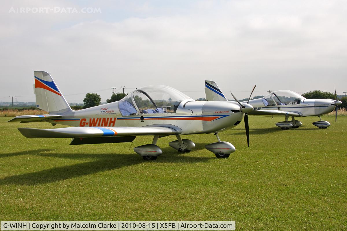 G-WINH, 2008 Cosmik EV-97 TeamEurostar Uk C/N 3216, Cosmik EV-97 TeamEurostar UK at Fishburn Airfield in August 2010.