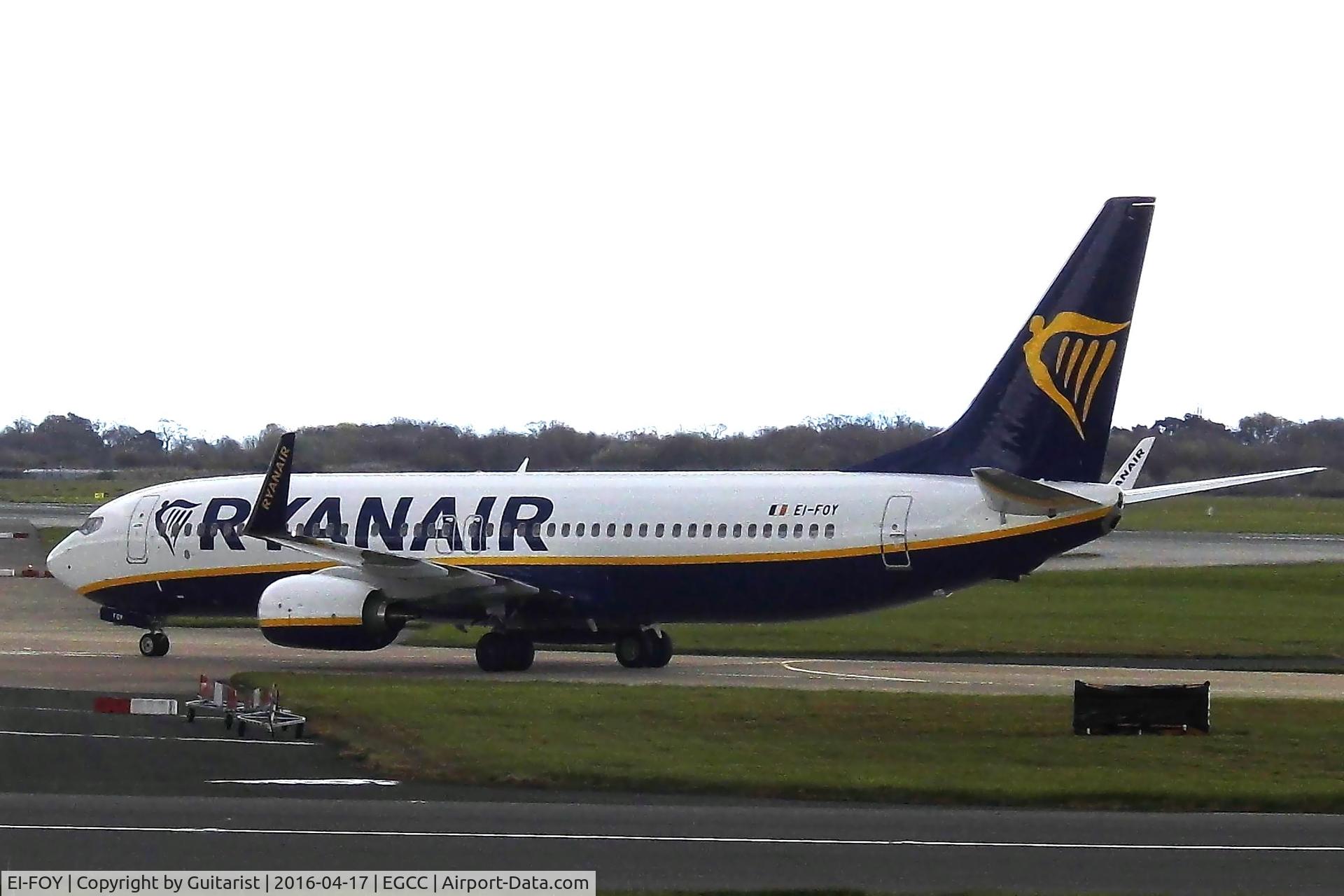 EI-FOY, 2016 Boeing 737-8AS C/N 44728, At Manchester