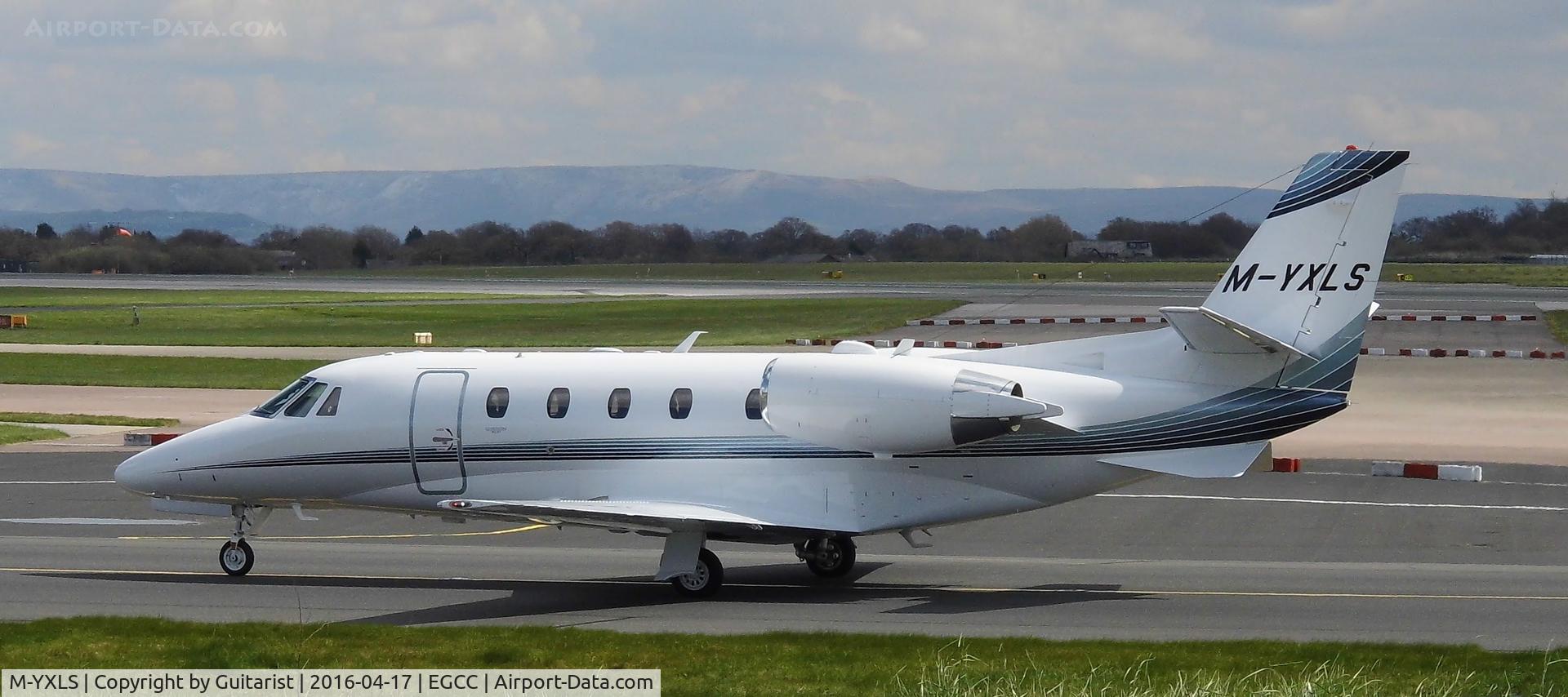 M-YXLS, 2015 Cessna 560XL Citation Excel C/N 560-6193, At Manchester