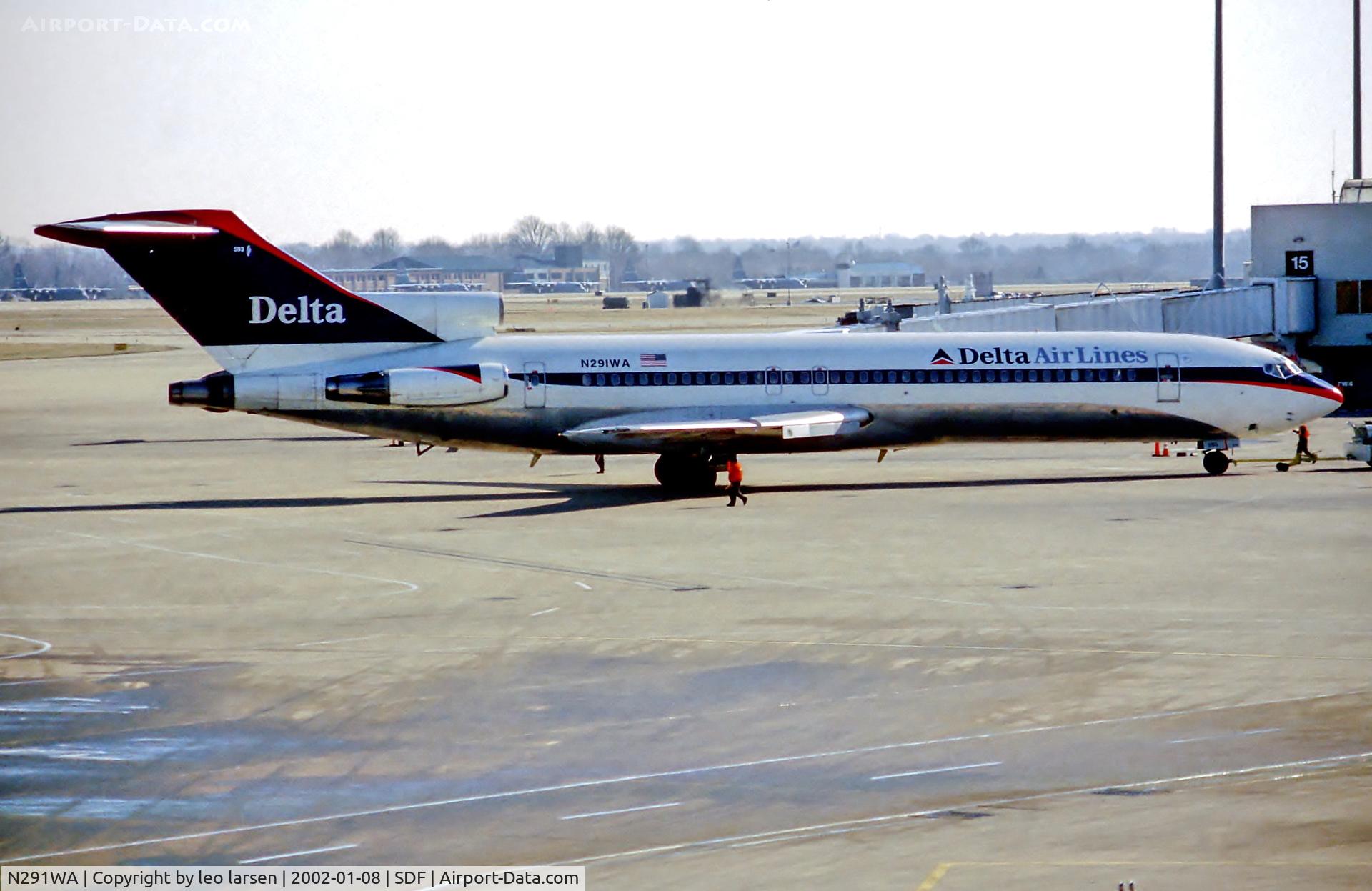 N291WA, 1980 Boeing 727-247 C/N 22109, SDF Louisville  8.1.02