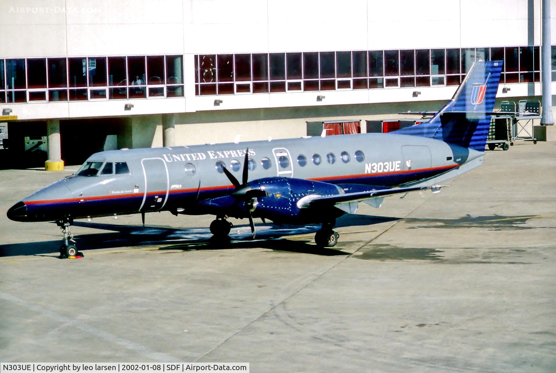 N303UE, 1993 British Aerospace Jetstream 4101 C/N 41015, SDF Louisville 8.1.02