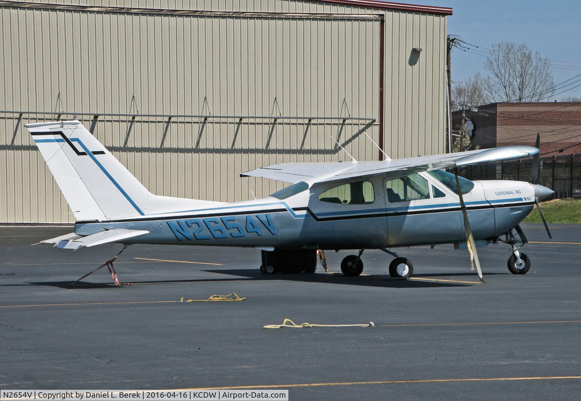 N2654V, 1974 Cessna 177RG Cardinal C/N 177RG0645, Found this very retro-cool 1974 Cessna Cardinal at Essex County Airport.