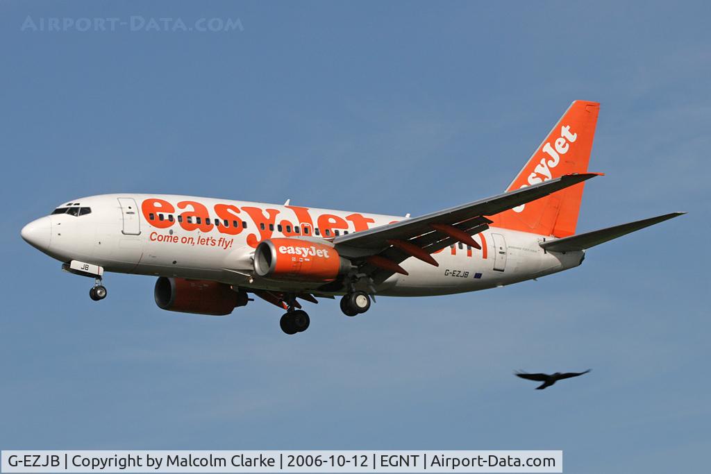 G-EZJB, 2000 Boeing 737-73V C/N 30236, Boeing 737-73V, Newcastle Airport, October 2006.