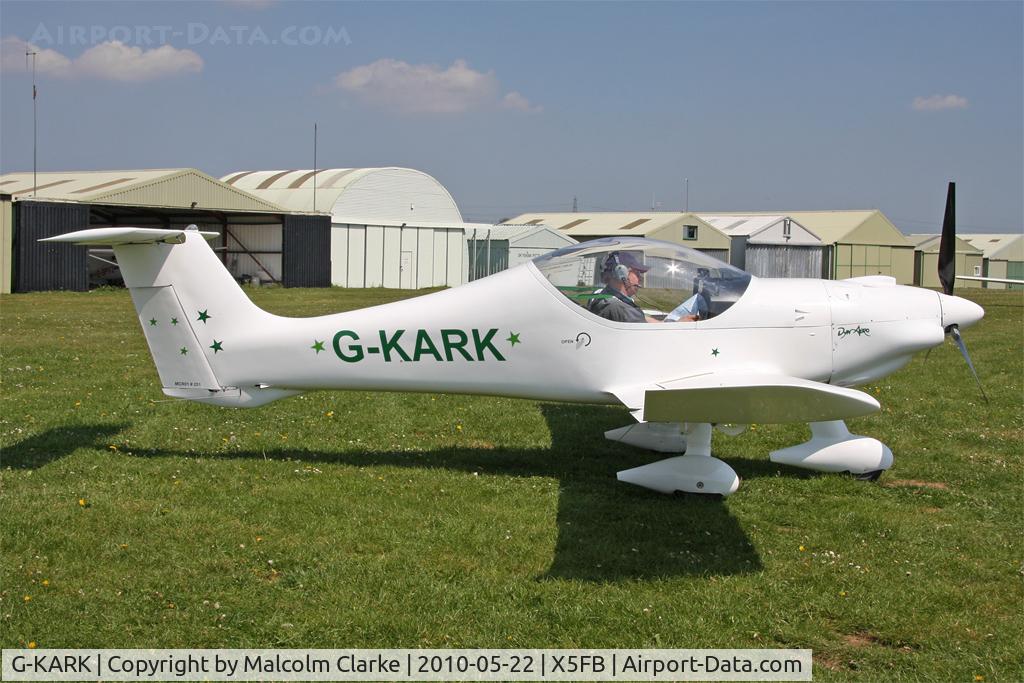 G-KARK, 2006 Dyn'Aero MCR-01 Club C/N PFA 301A-14010, Dyn'Aero MCR-01 Club, Fishburn Airfield, May 2010.