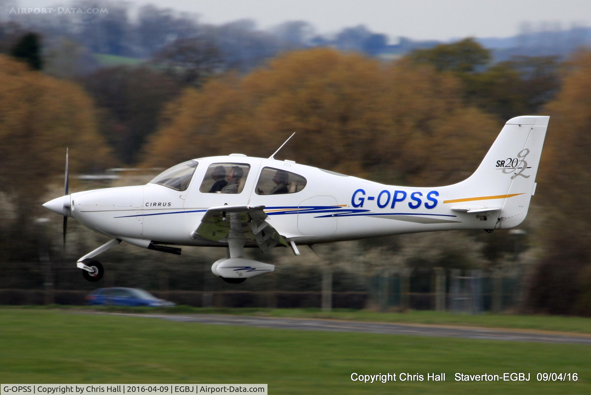 G-OPSS, 2004 Cirrus SR20 G2 C/N 1458, at Staverton