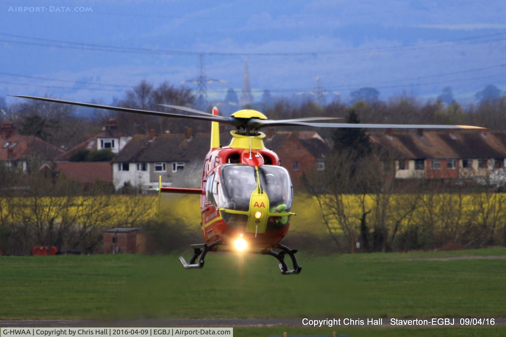 G-HWAA, 2005 Eurocopter EC-135T-2 C/N 0375, at Staverton