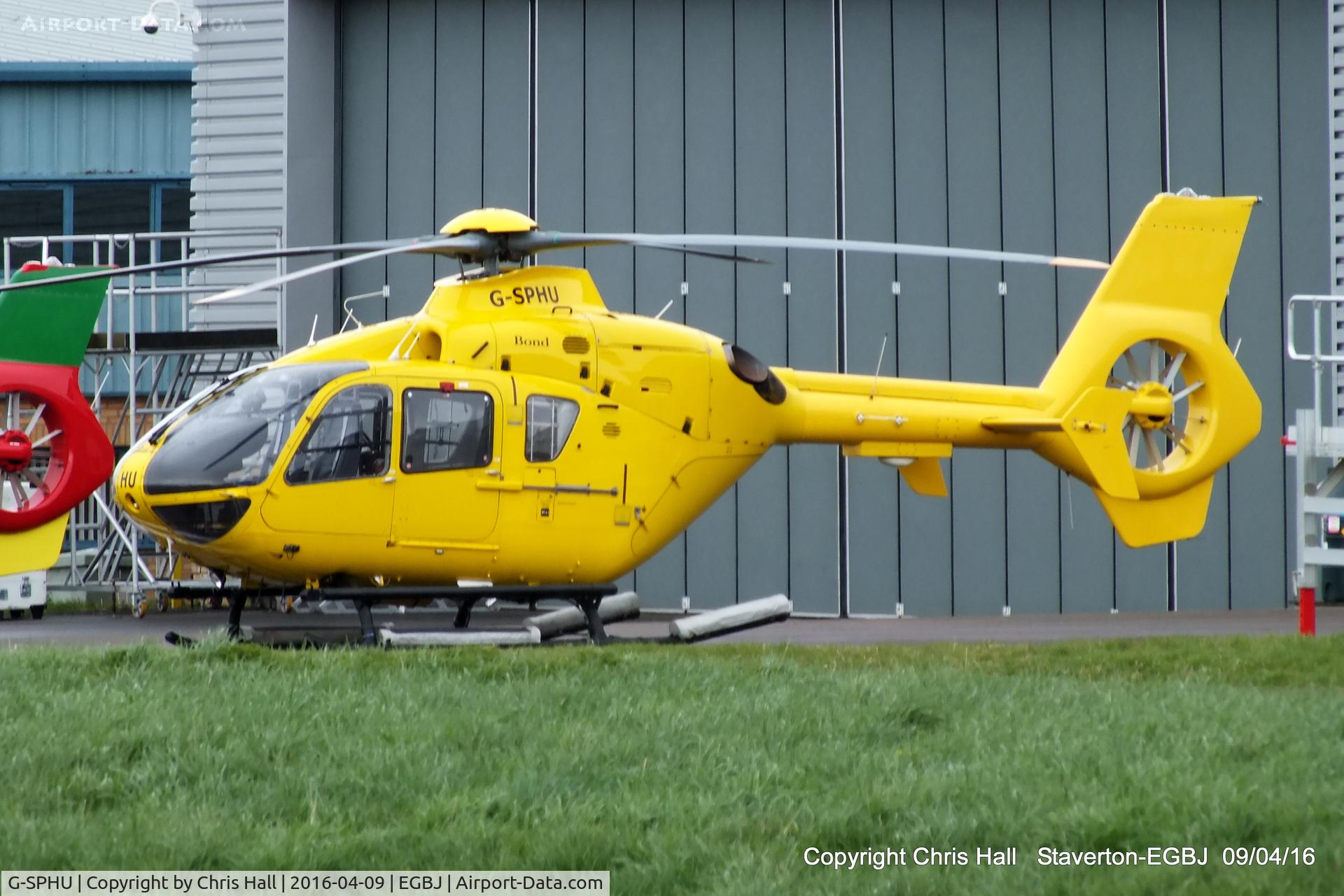 G-SPHU, 2002 Eurocopter EC-135T-2 C/N 0245, at Staverton