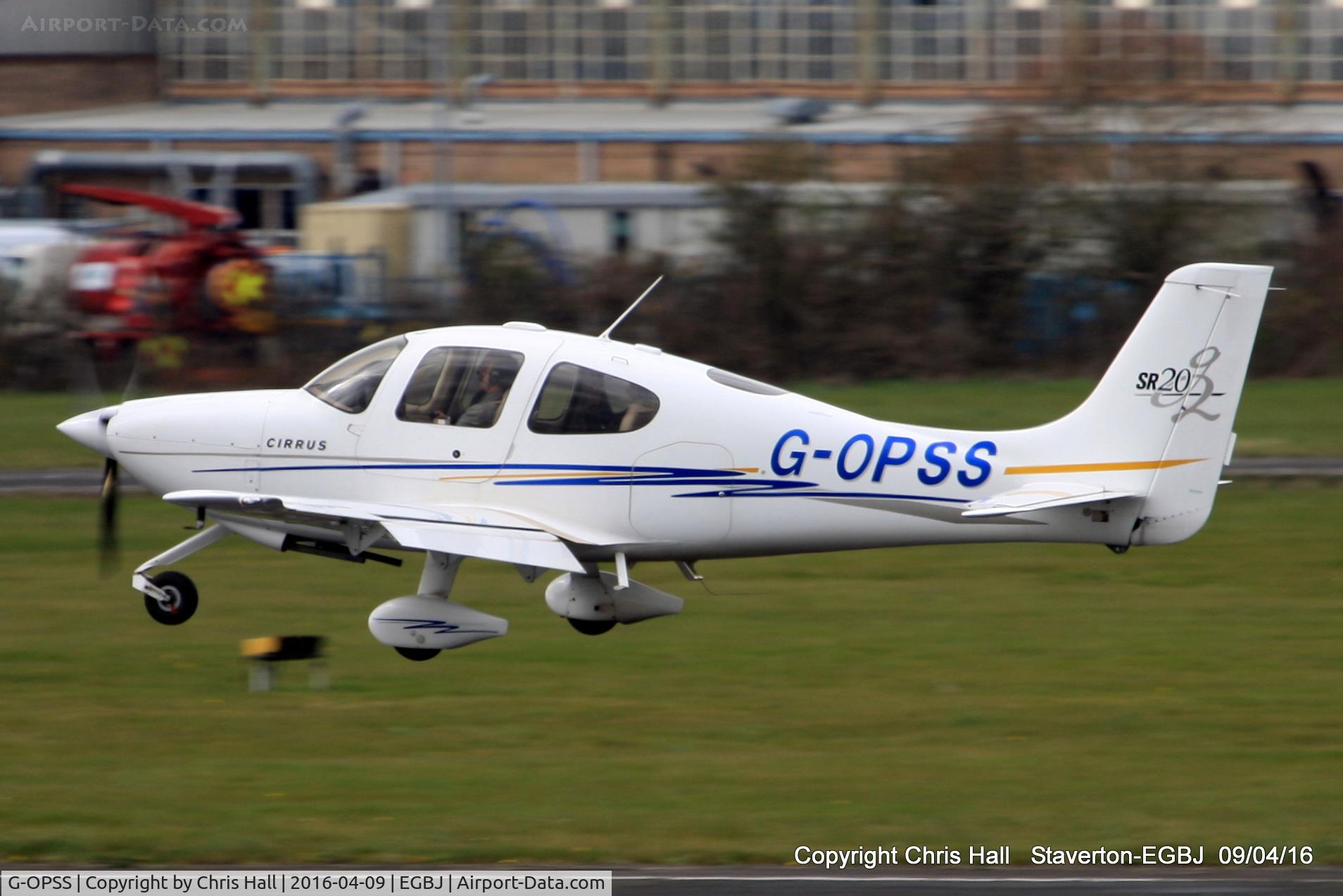 G-OPSS, 2004 Cirrus SR20 G2 C/N 1458, at Staverton