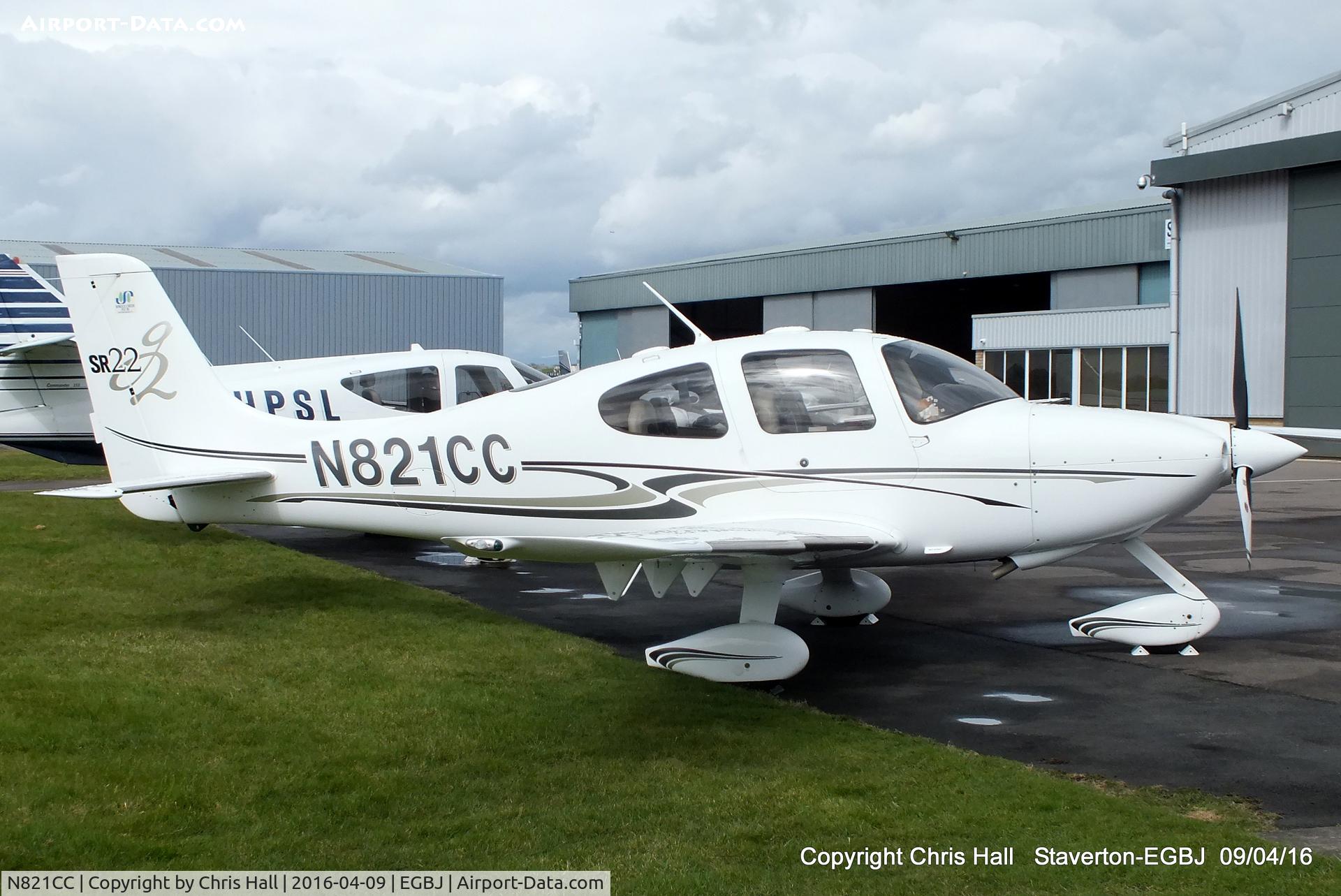 N821CC, 2005 Cirrus SR22 G2 C/N 1427, at Staverton