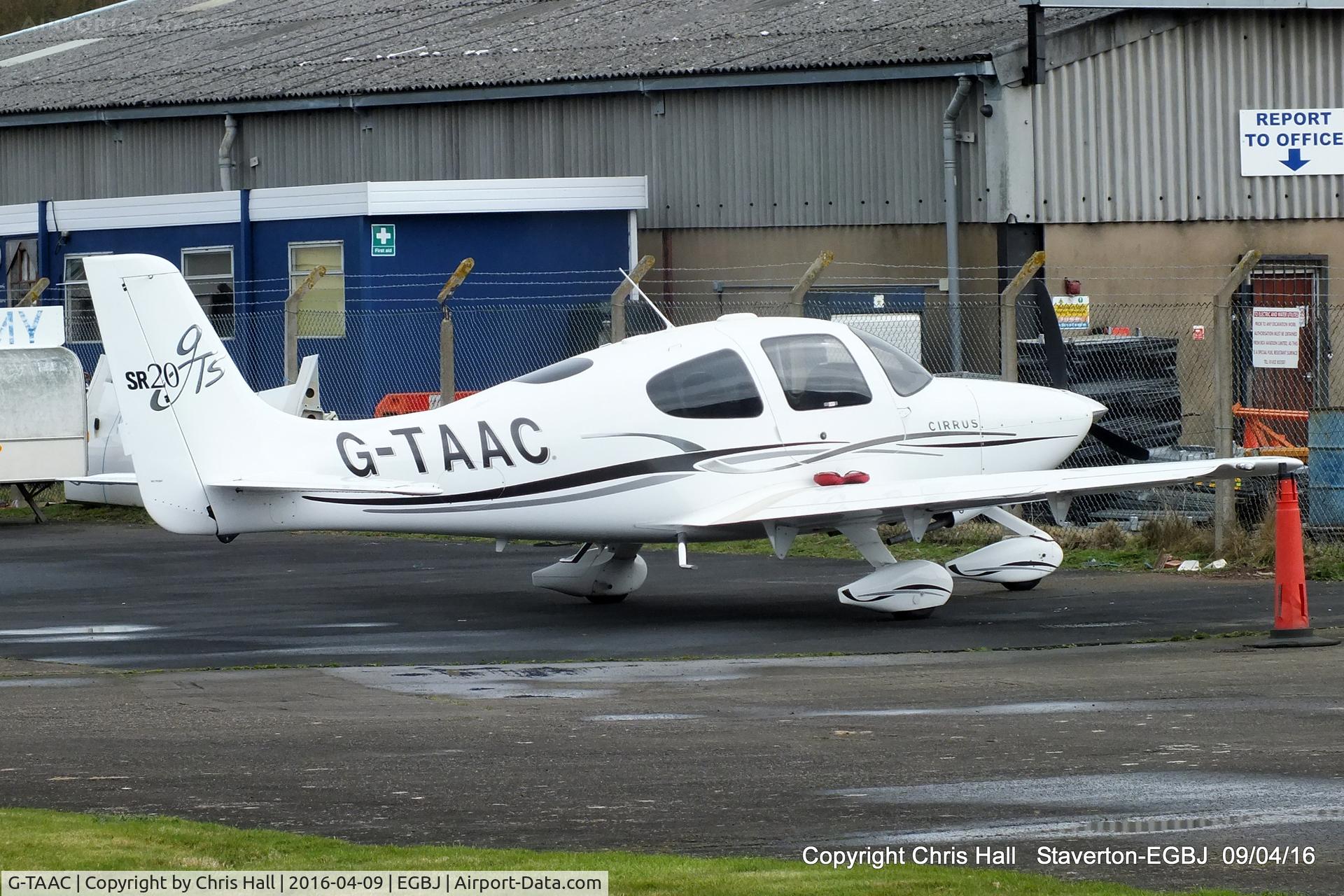 G-TAAC, 2006 Cirrus SR20 GTS C/N 1694, at Staverton