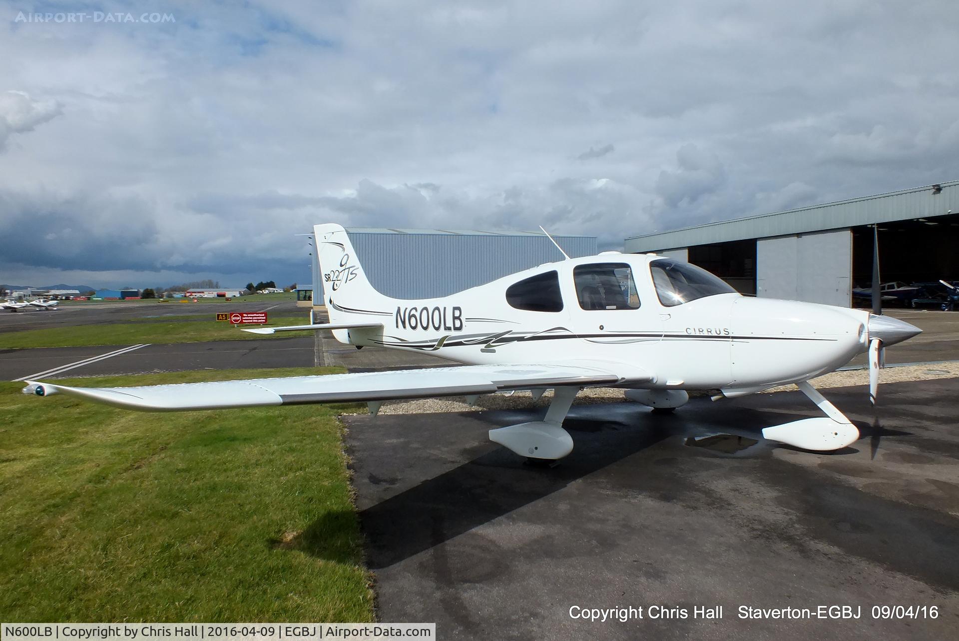 N600LB, 2005 Cirrus SR22 GTS C/N 1693, at Staverton