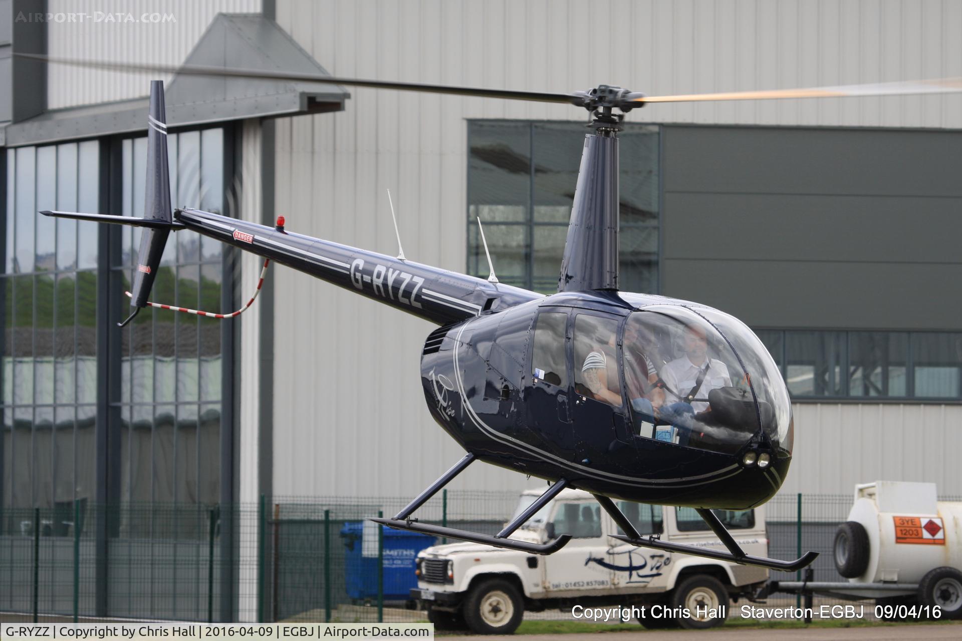 G-RYZZ, 2006 Robinson R44 Raven II C/N 11418, Staverton resident