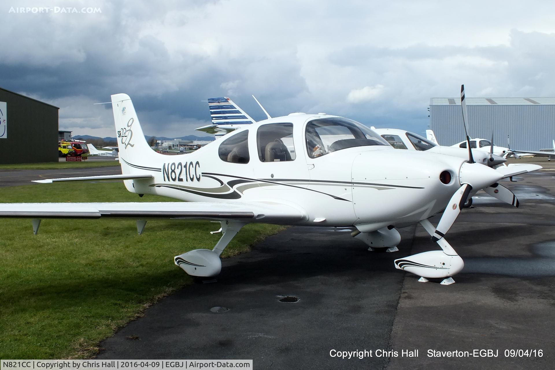 N821CC, 2005 Cirrus SR22 G2 C/N 1427, at Staverton