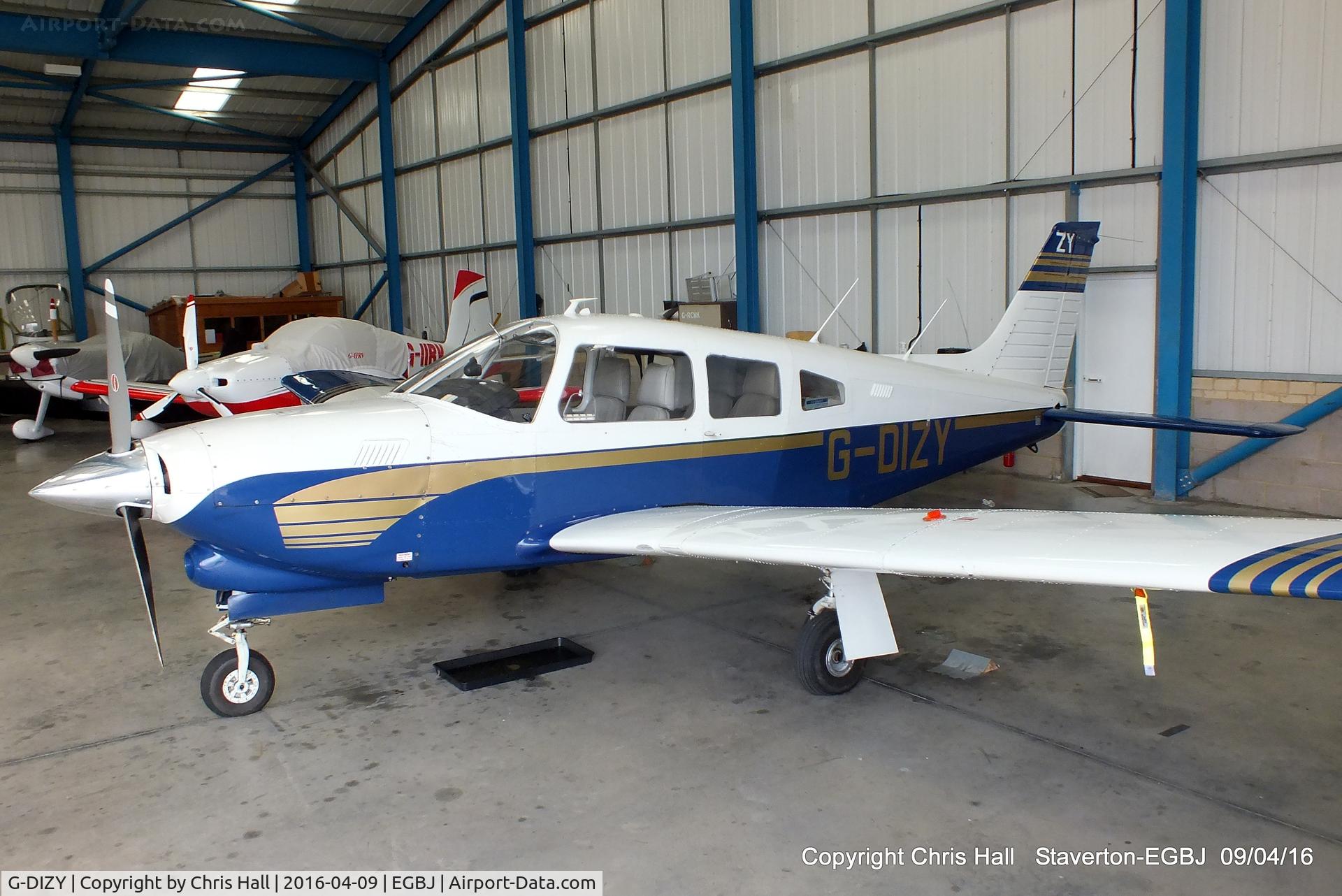 G-DIZY, 1977 Piper PA-28R-201T Cherokee Arrow III C/N 28R-7703401, Staverton resident
