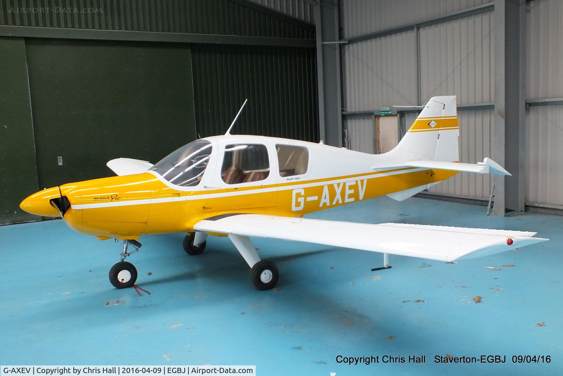 G-AXEV, 1969 Beagle B-121 Pup Series 2 (Pup 150) C/N B121-070, Staverton resident