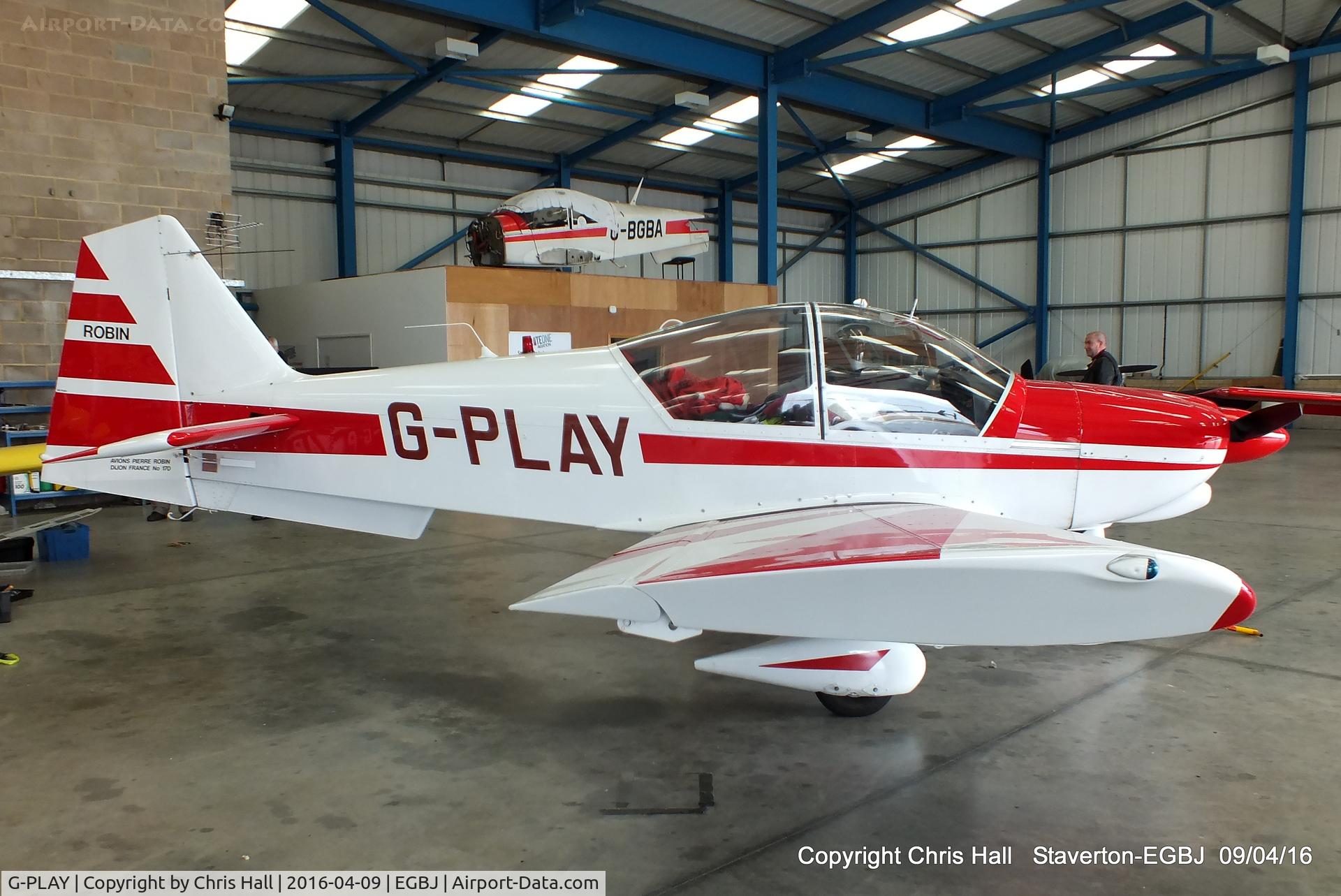 G-PLAY, 1979 Robin R-2112 Alpha C/N 170, Staverton resident