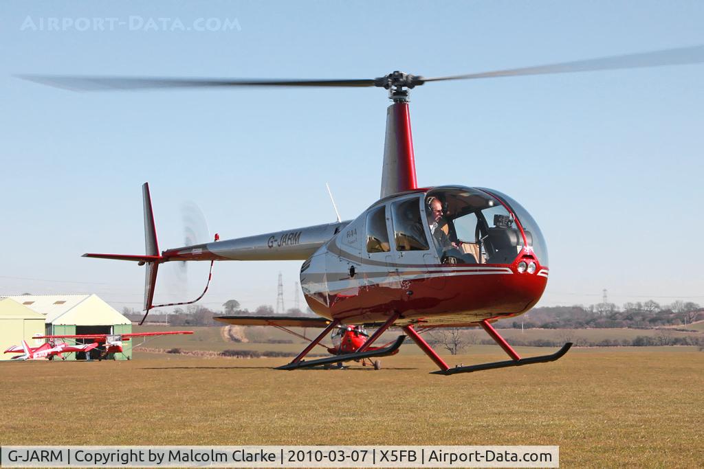 G-JARM, 2006 Robinson R44 Raven I C/N 1620, Robinson R44 Raven, Fishburn Airfield, March 2010.