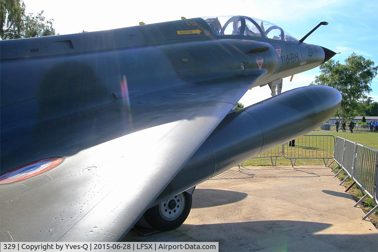 329, 1988 Dassault Mirage 2000N C/N 243, Dassault Mirage 2000N, Preserved at Luxeuil-St Sauveur Air Base 116(LFSX) Open day 2015