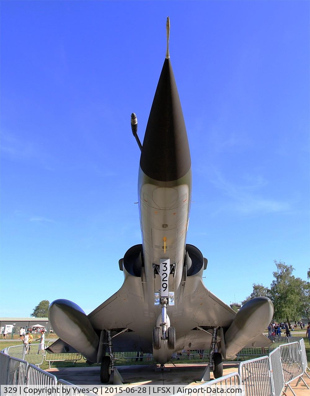 329, 1988 Dassault Mirage 2000N C/N 243, Dassault Mirage 2000N, Preserved at Luxeuil-St Sauveur Air Base 116(LFSX) Open day 2015