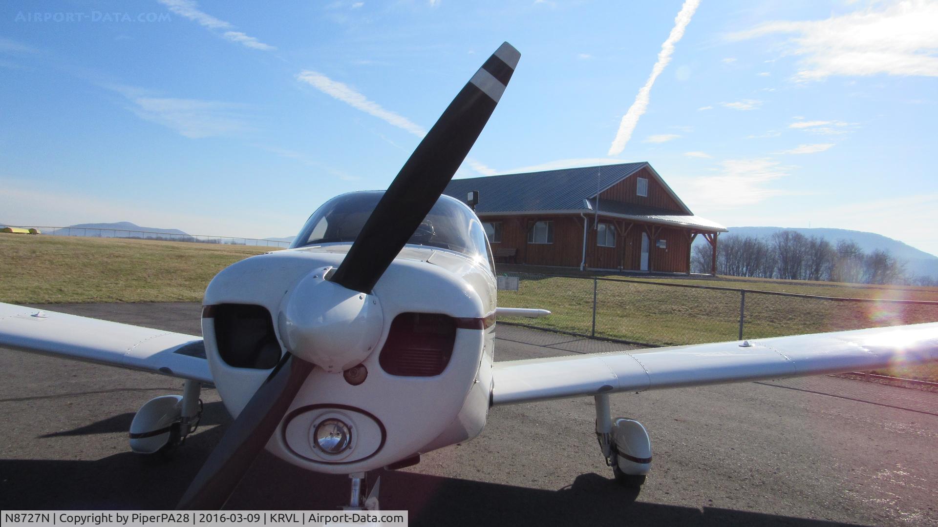 N8727N, 1969 Piper PA-28-140 Cherokee C/N 28-25540, Taken on a beautiful morning during a Reedsville fly-in.