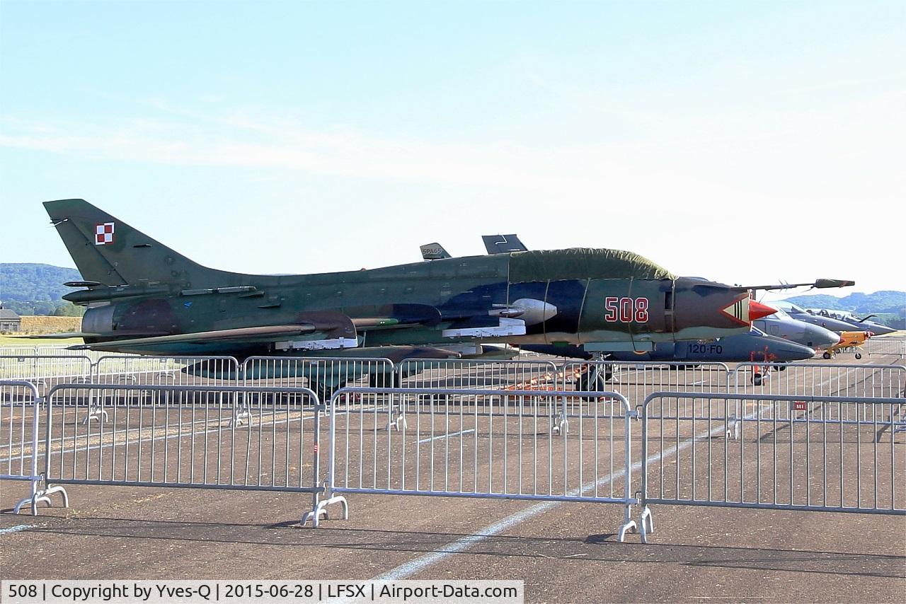 508, Sukhoi Su-22UM-3K C/N 17532368508, Polish Air Force Sukhoi Su-22UM-3K, Static display, Luxeuil-Saint Sauveur Air Base 116 (LFSX) Open day 2015