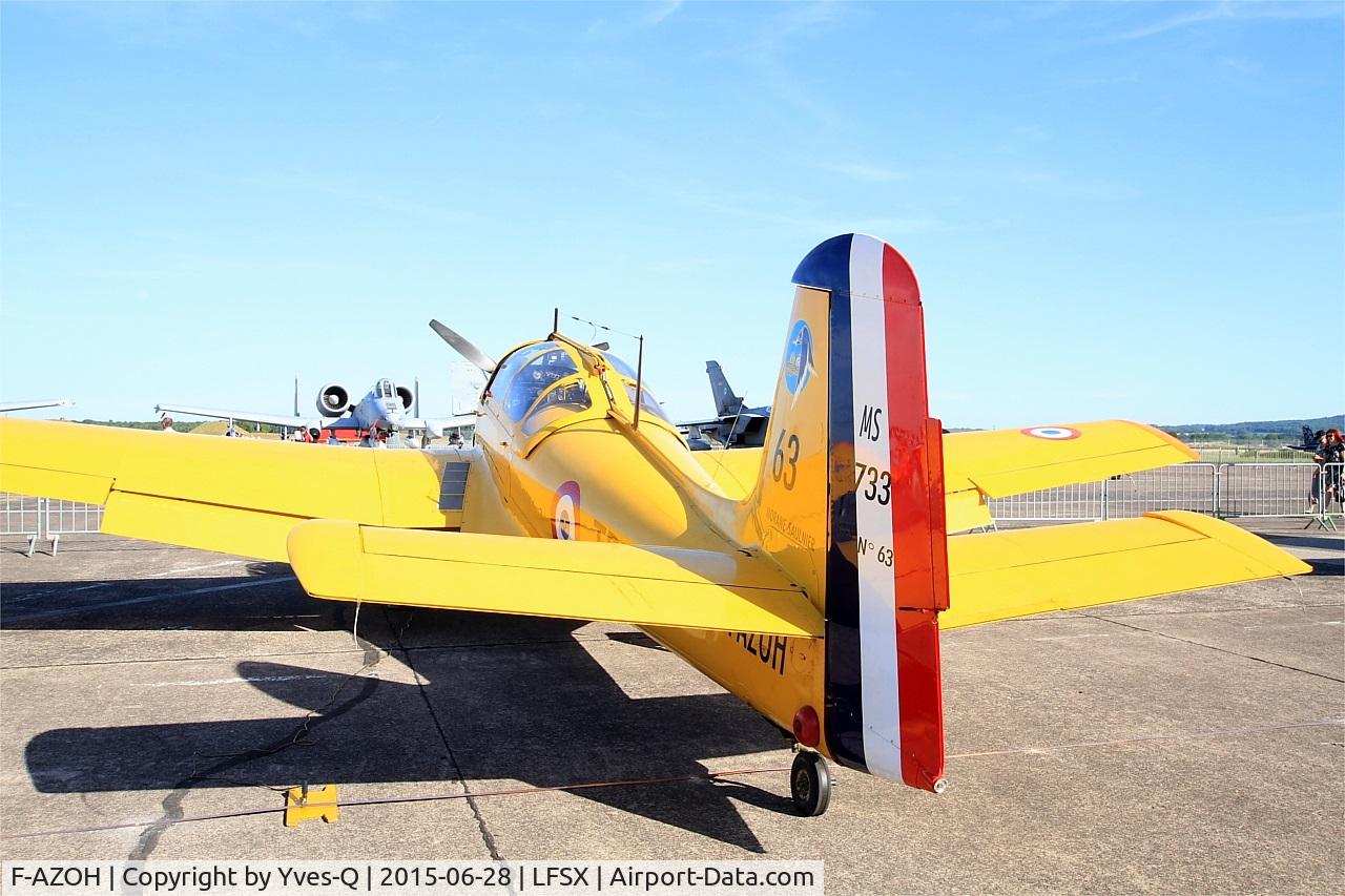 F-AZOH, Morane-Saulnier MS-733 Alcyon C/N 63, Morane-Saulnier MS-733 Alcyon, Static display, Luxeuil-Saint Sauveur Air Base 116 (LFSX) Open day 2015